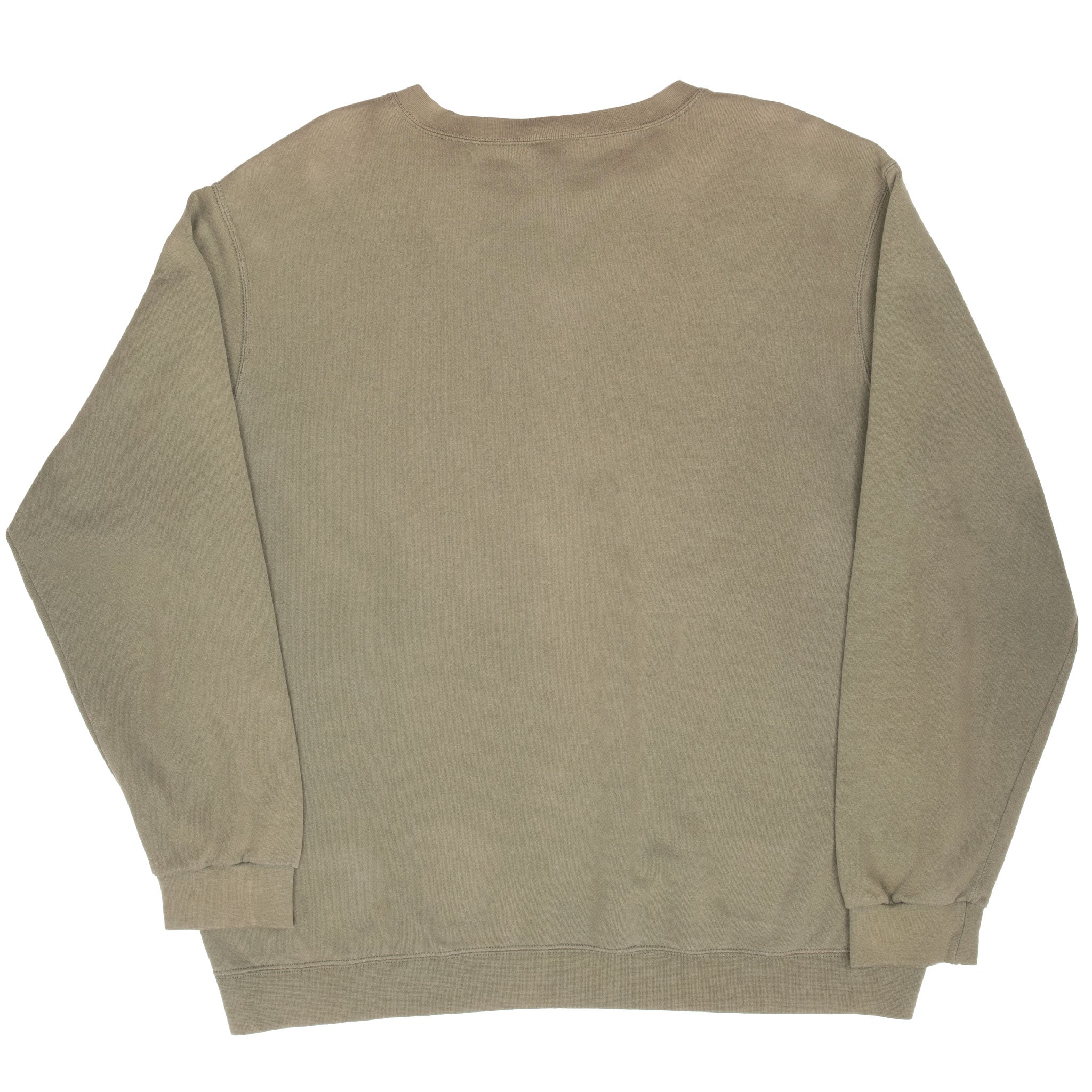 Vintage Nike Athletics Spellout Green Sweatshirt 1990S Size XL Made In Usa