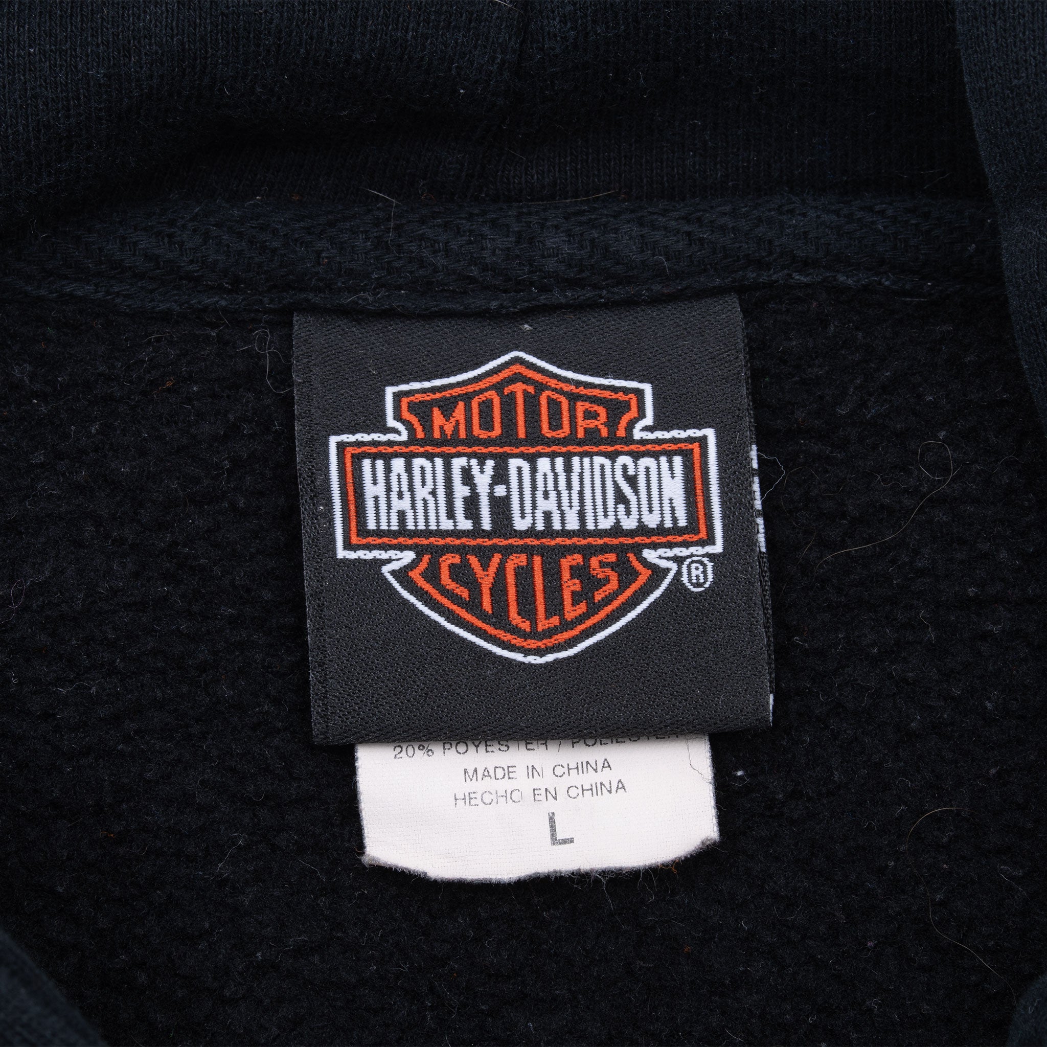 Vintage Harley Davidson Lincoln Nebraska 2006 Hoodie Sweatshirt Size Large