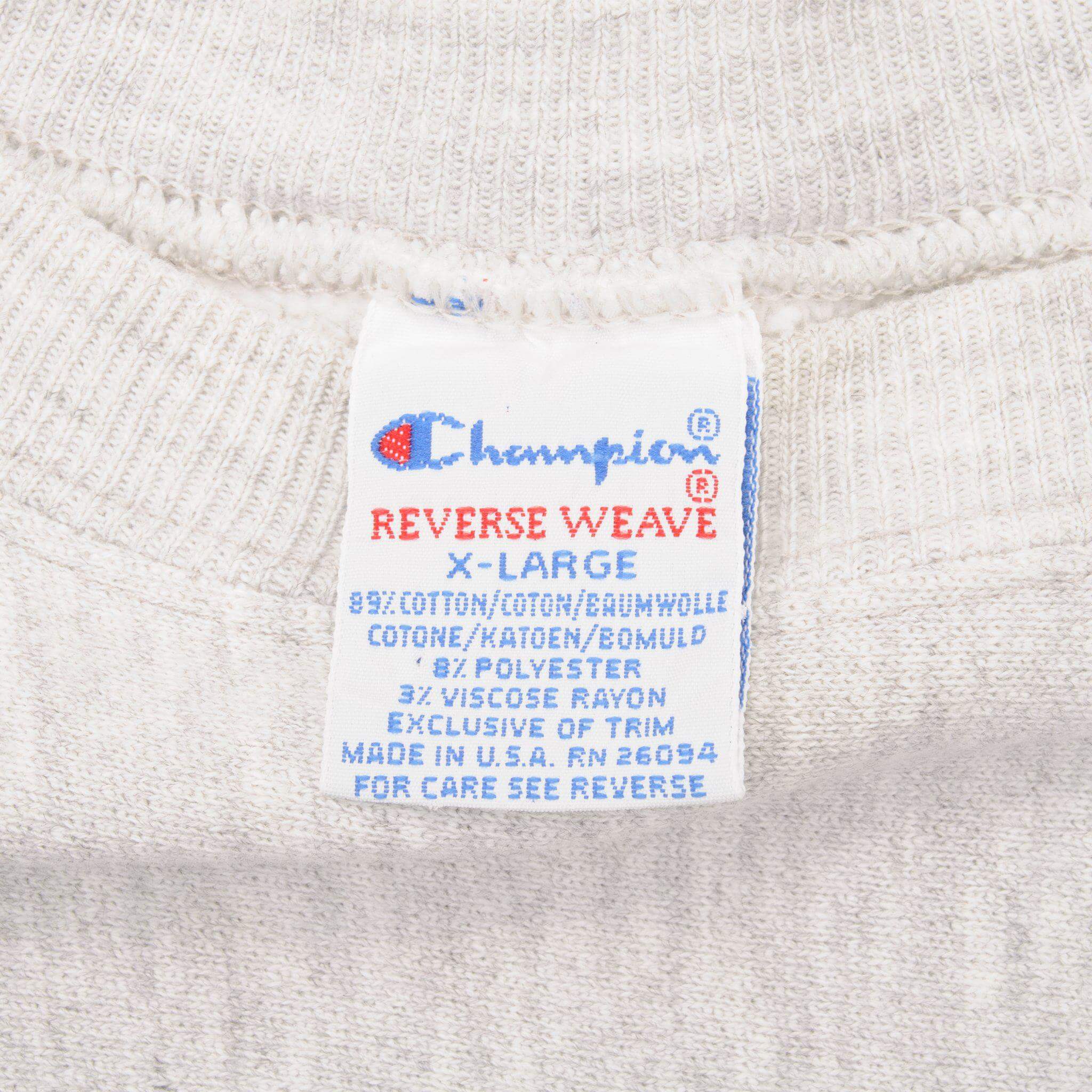 VINTAGE CHAMPION REVERSE WEAVE SWEATSHIRT 1990-MID 1990'S SIZE LARGE MADE IN USA