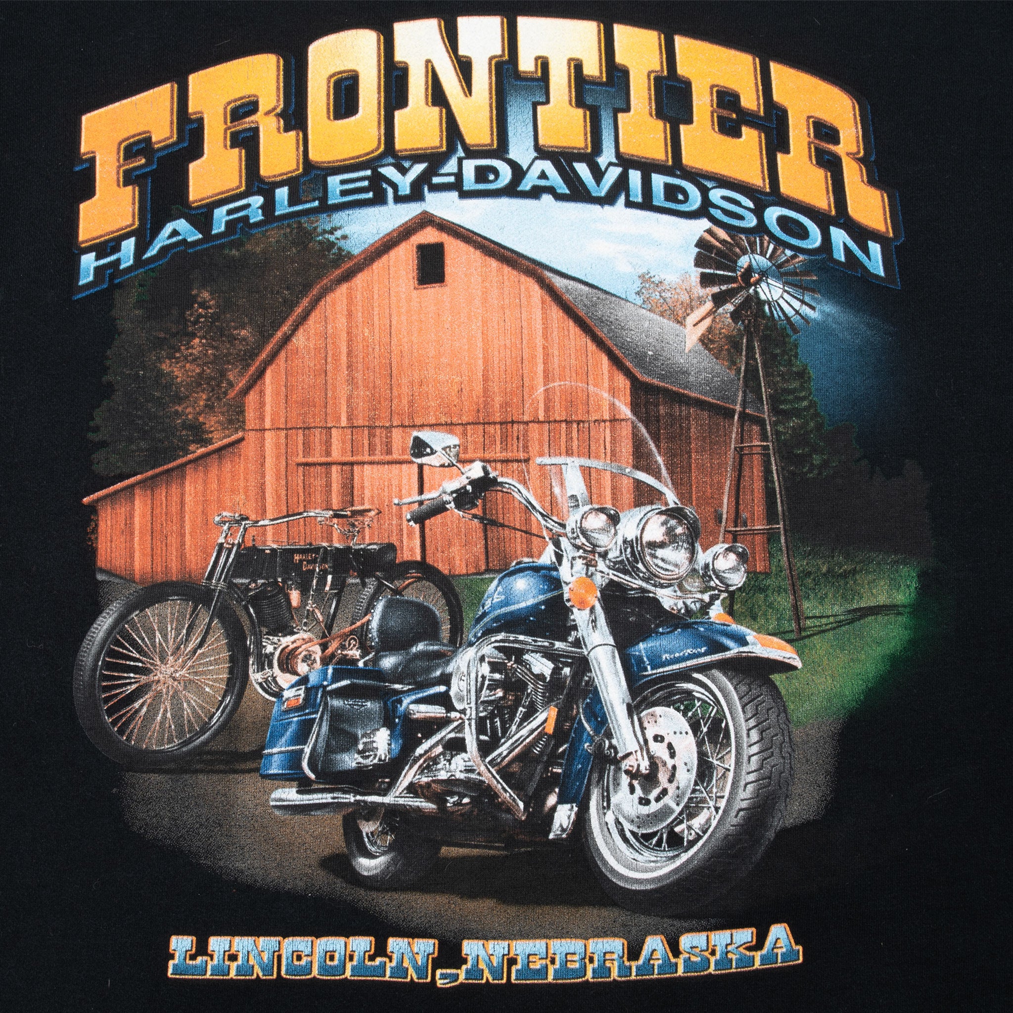 Vintage Harley Davidson Lincoln Nebraska 2006 Hoodie Sweatshirt Size Large