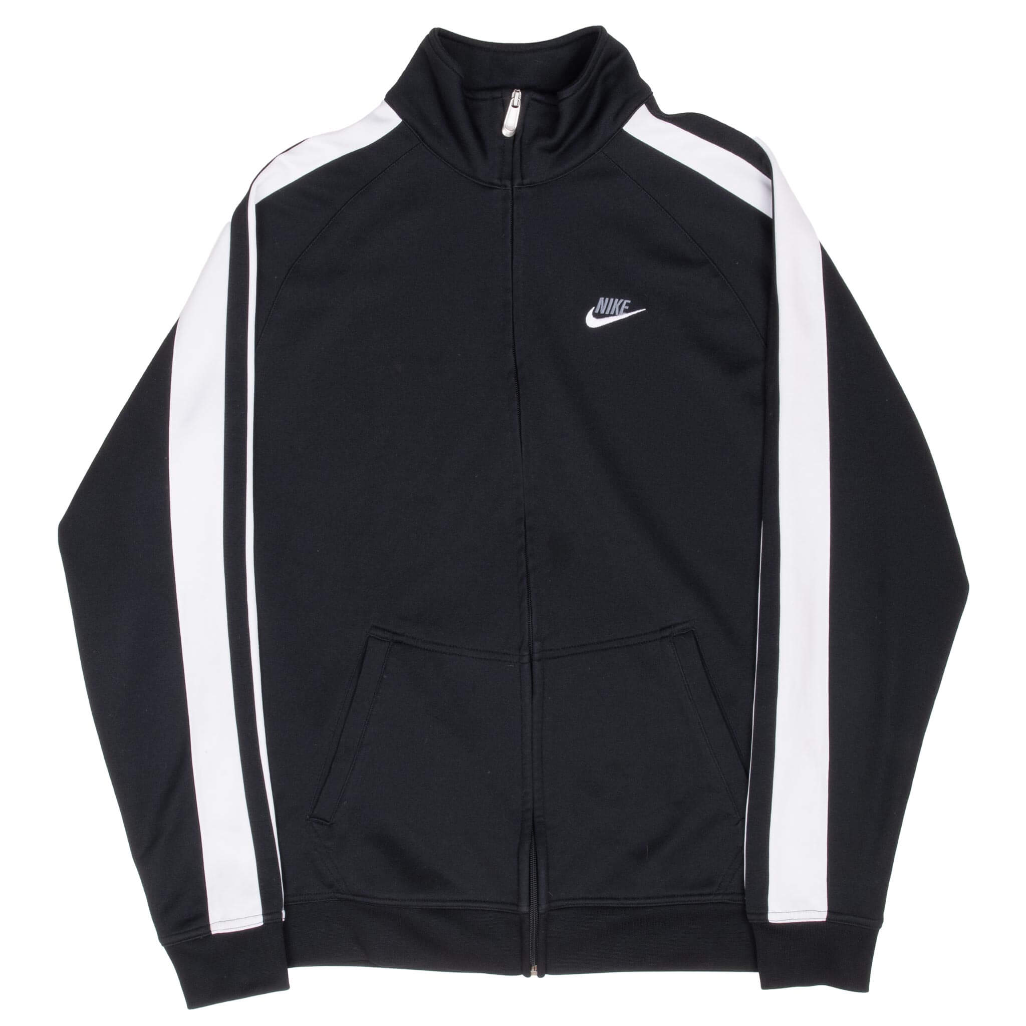 Vintage Nike Classic Black Track Jacket 2000S Size XL
