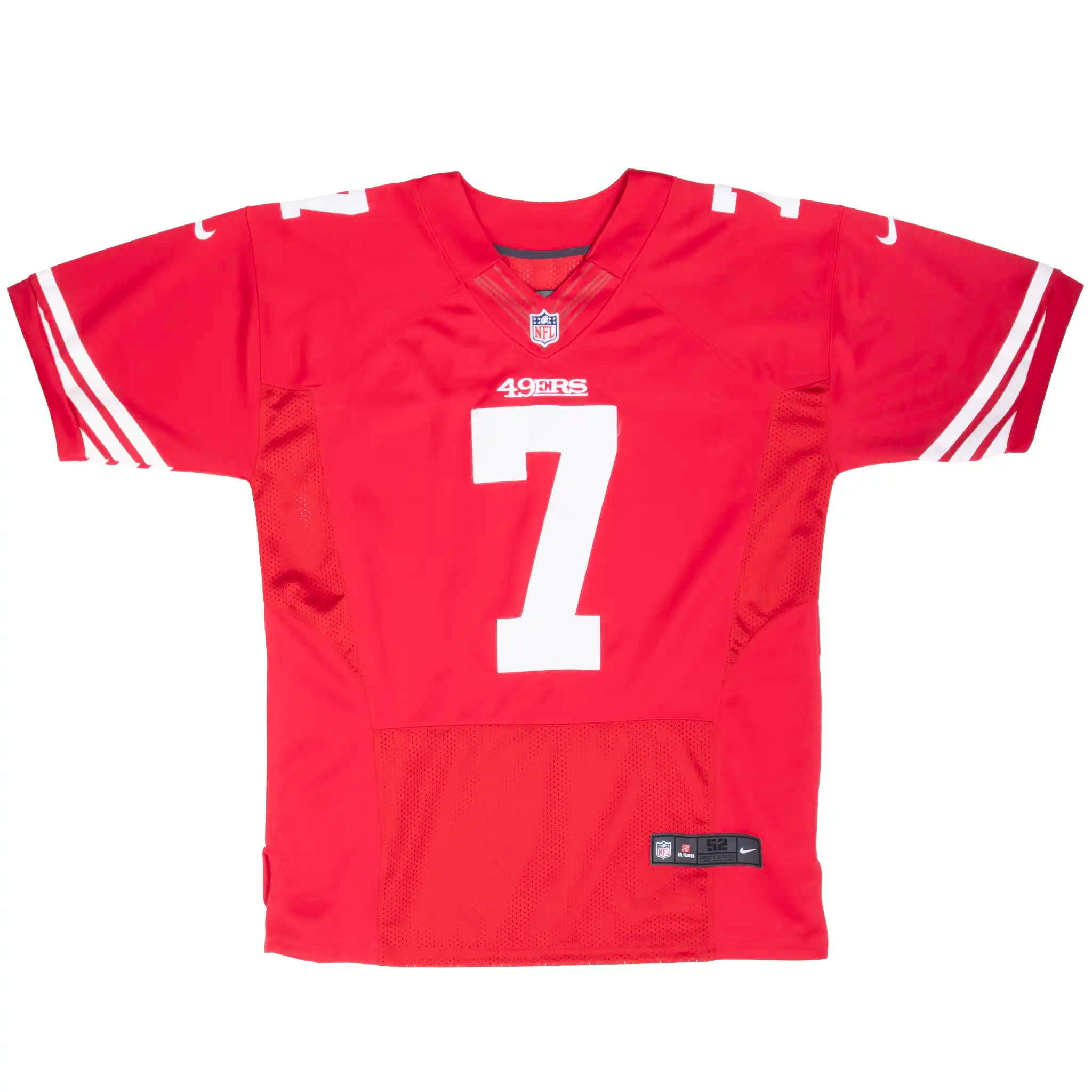 VINTAGE NIKE NFL SAN FRANCISCO 49ERS KAEPERNICK #7 JERSEY 2000S SIZE 52