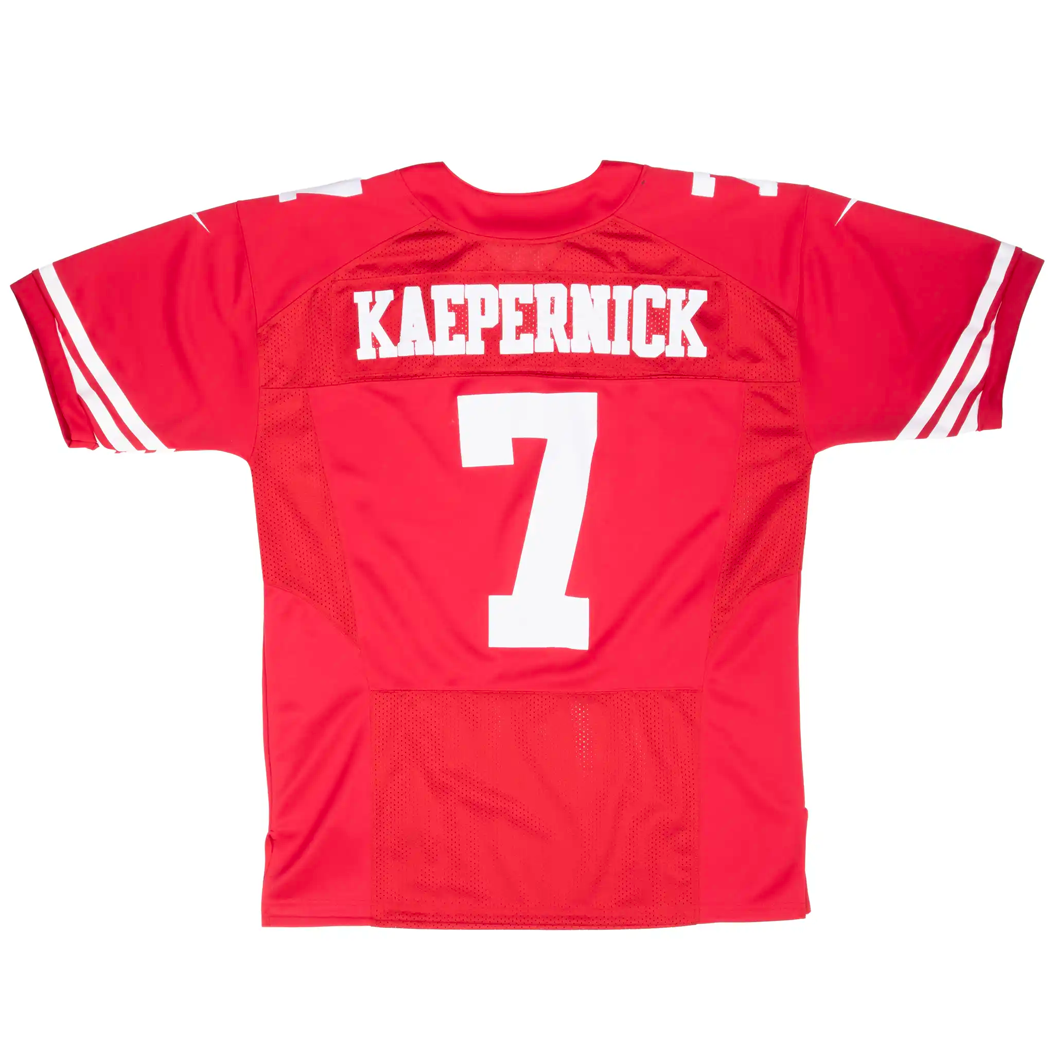 VINTAGE NIKE NFL SAN FRANCISCO 49ERS KAEPERNICK #7 JERSEY 2000S SIZE 52