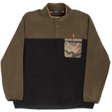 Vintage Ralph Lauren Camo Pullover Fleece Jacket Size 2XL