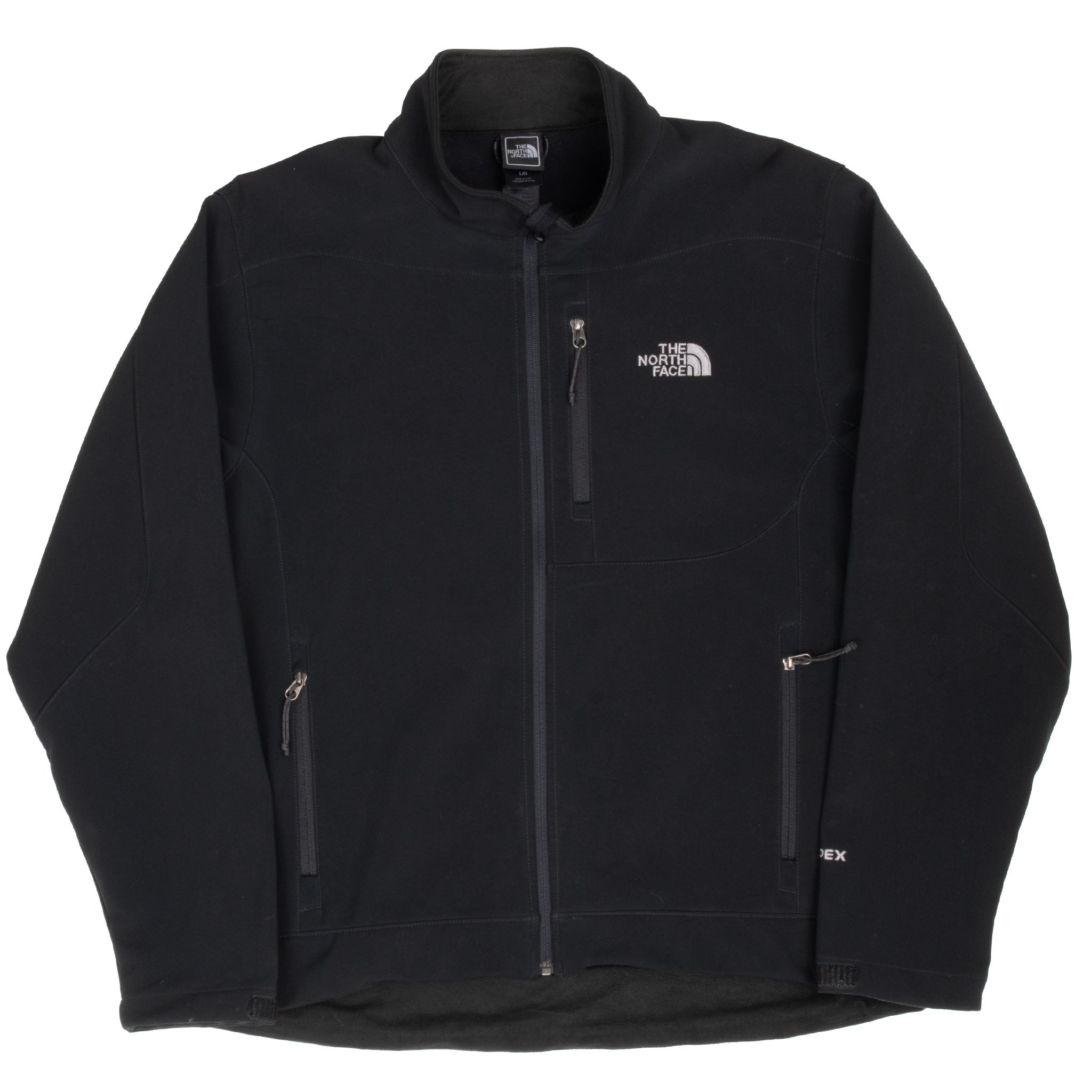 Vintage The North Face Waterproof Black Fleece Jacket Size Large