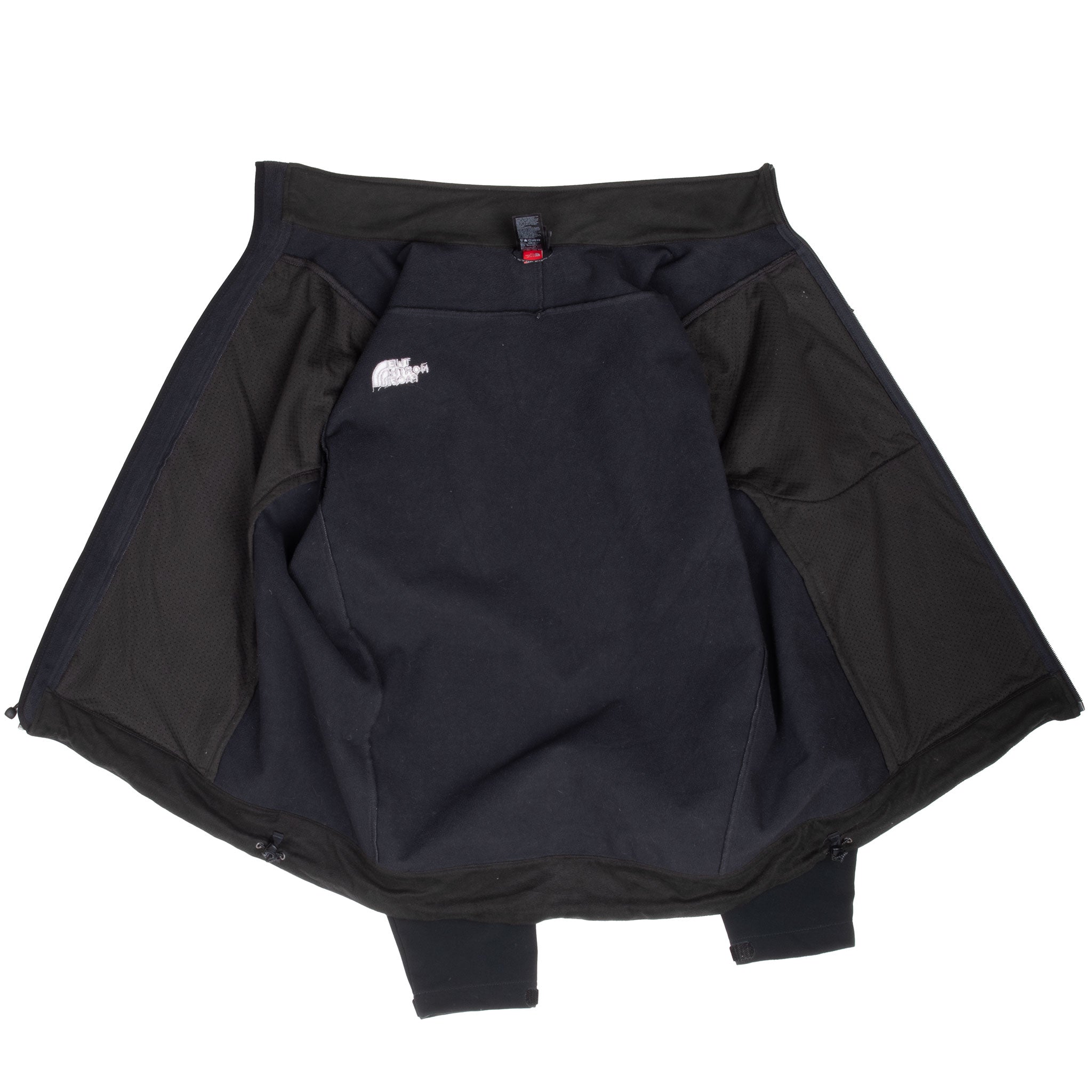 Vintage The North Face Waterproof Black Fleece Jacket Size Large