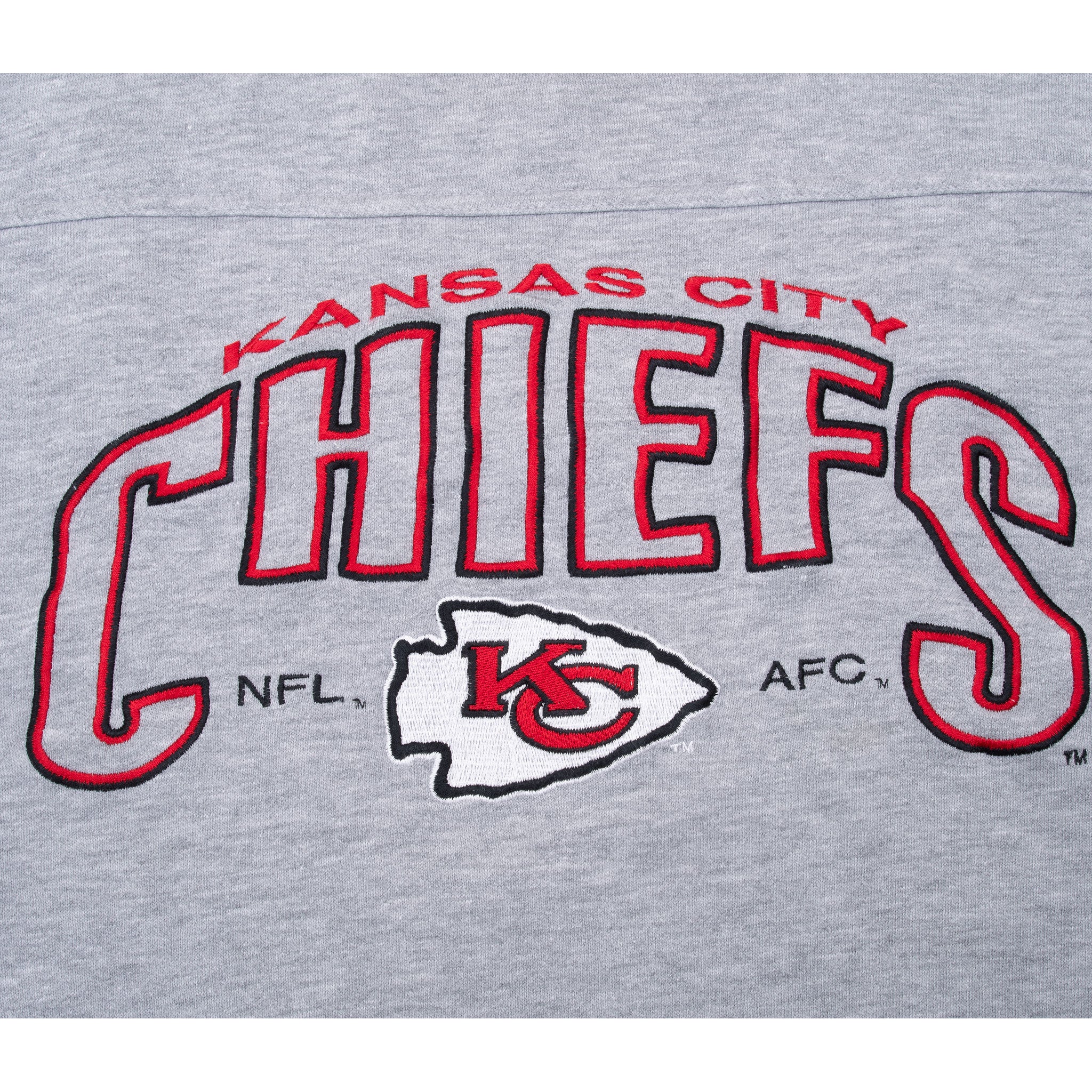 Vintage Nfl Kansas City Chiefs Embroidered 1990S Sweatshirt Size 2XL