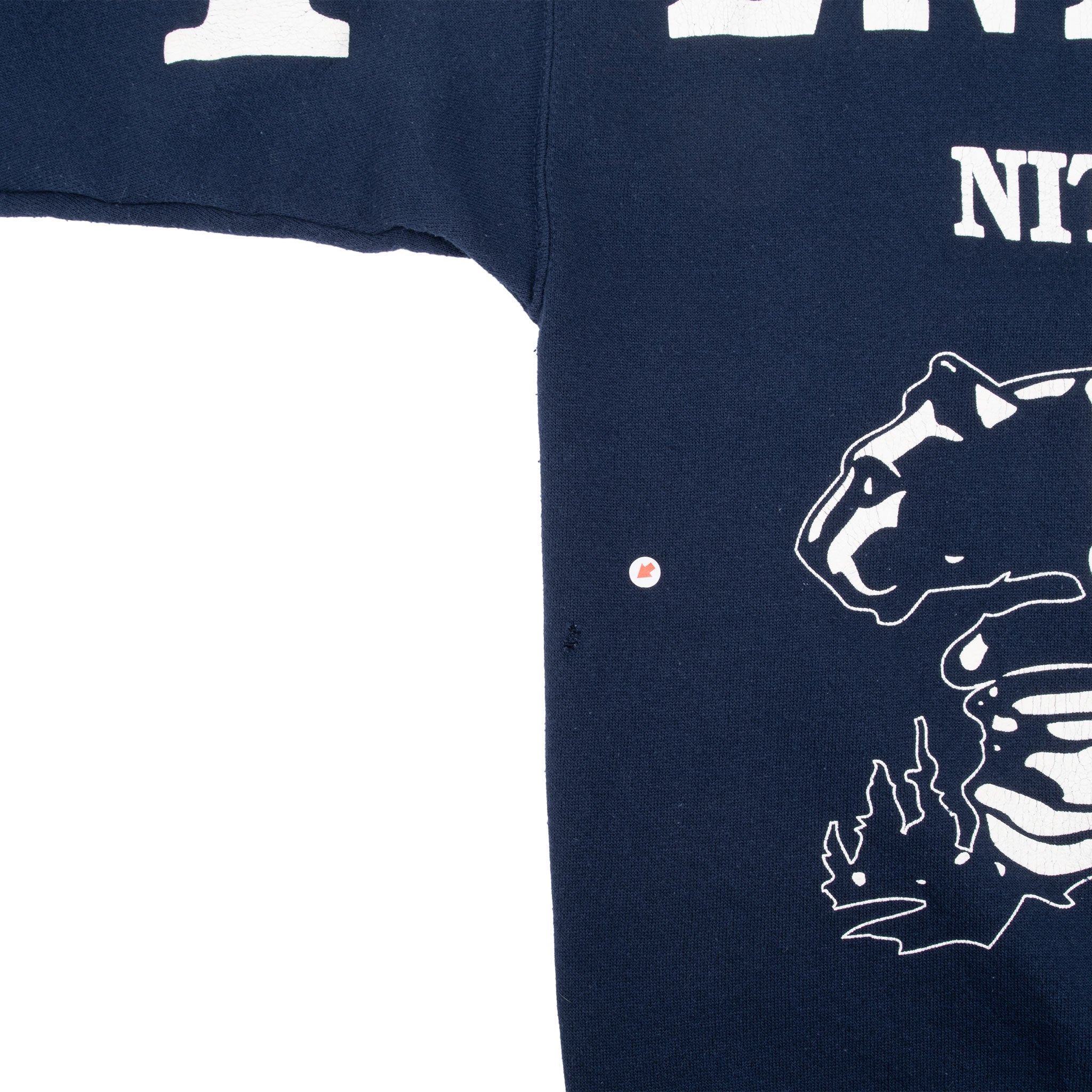 VINTAGE NCAA PENN STATE UNIVERSITY ALL OVER PRINT SWEATSHIRT SIZE XL MADE IN USA