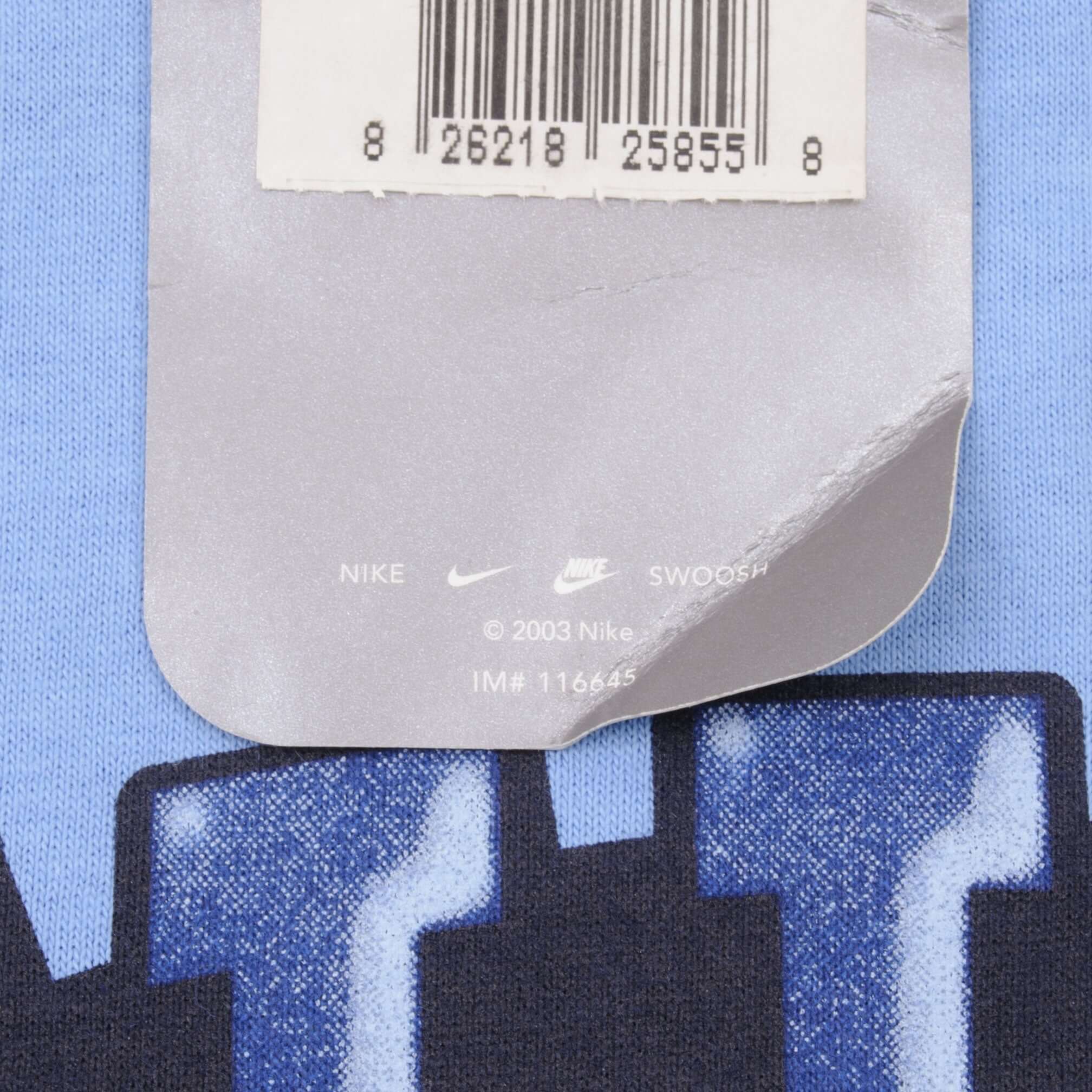 Vintage Nike Spell Out Light Blue Tee Shirt 2000s Size Medium