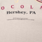 Vintage Hershey's Chocolate 1997 Tee Shirt Large Made In Usa With Single Stitch Hem