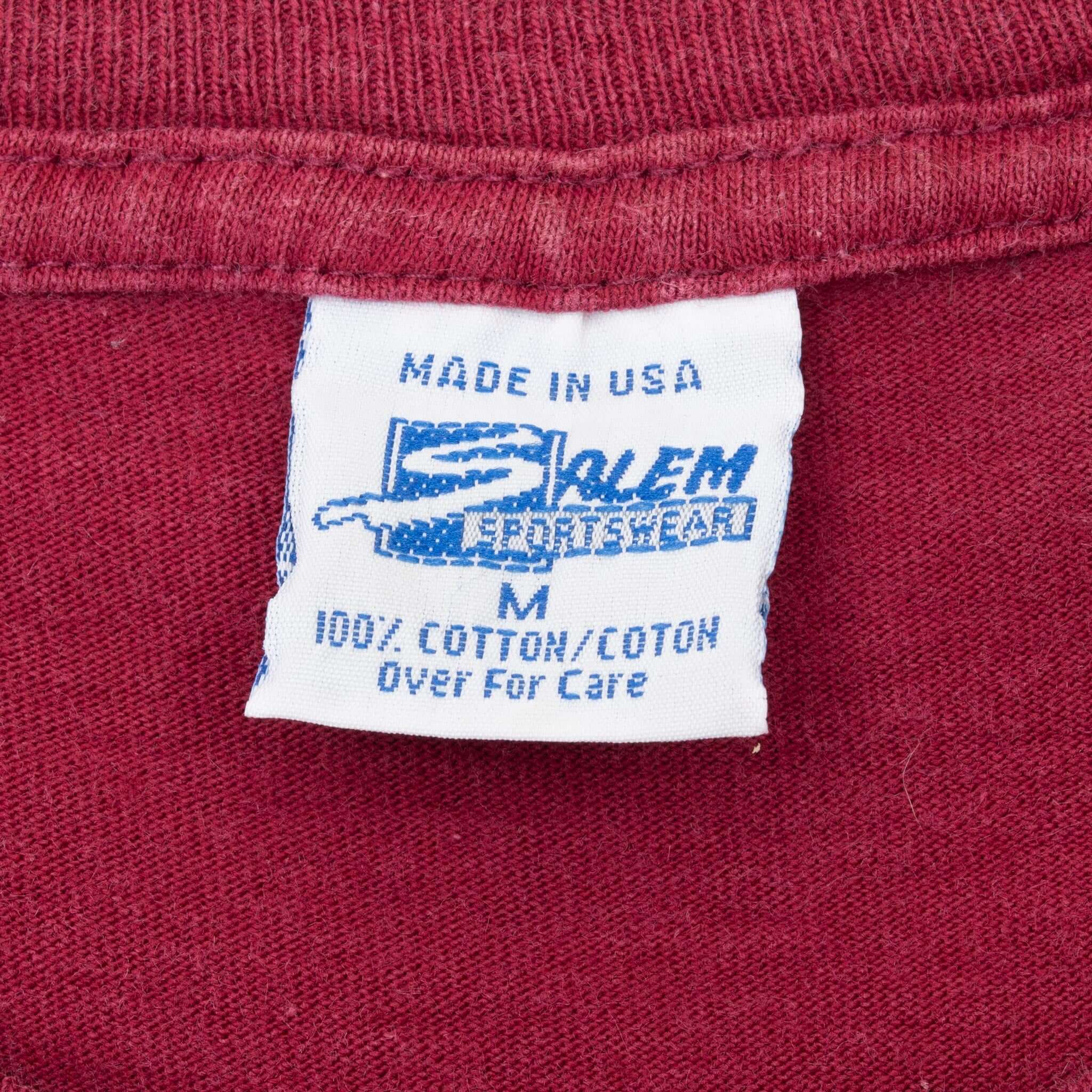 Vintage NFL Washington Redskins NFC Champion Superbowl XXVI 1992 Tee Shirt Size Small Made In USA With Single Stitch Sleeves