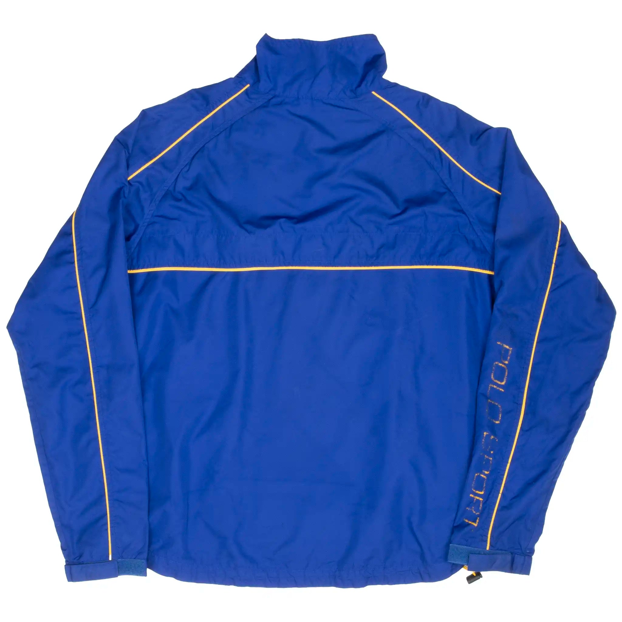 VINTAGE POLO SPORT RALPH LAUREN BLUE WINDBREAKER JACKET 1990S LARGE