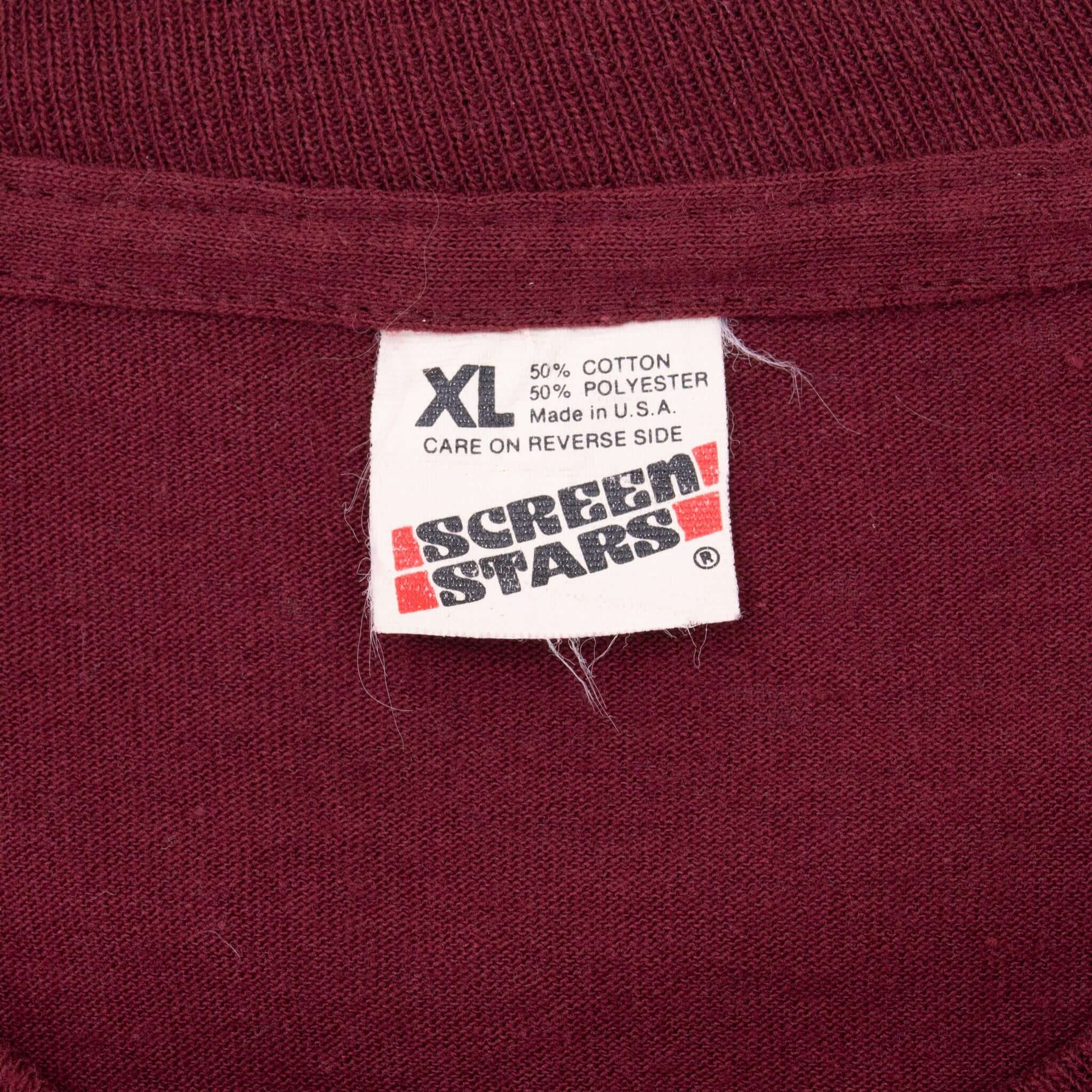 Vintage Nfl Washington Redskins Variety Club 5Th Annual Run 1990 Tee Shirt Medium Made In Usa With Single Stitch Sleeves