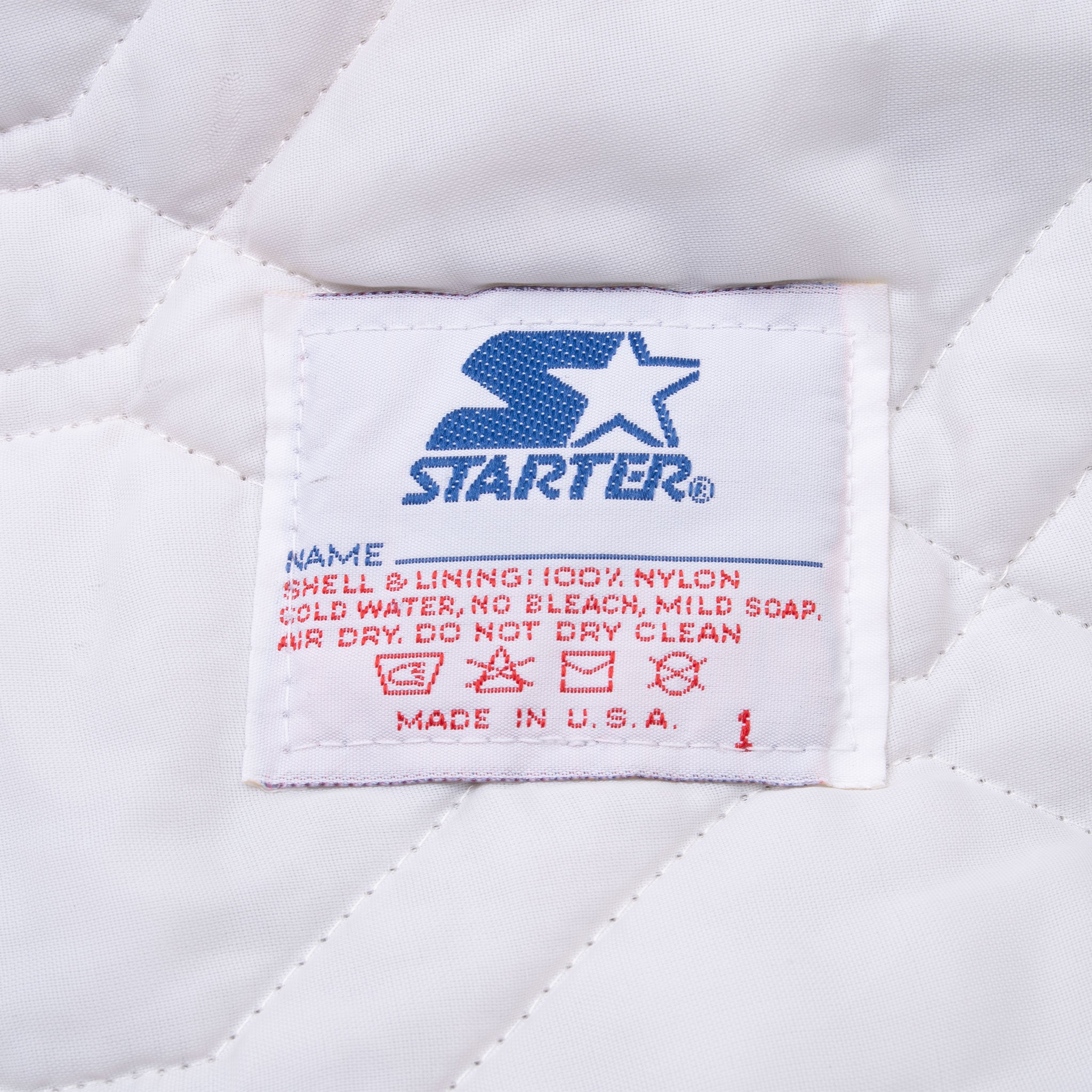 VINTAGE MLB SAN FRANCISCO GIANTS 1990S STARTER BOMBER SATIN JACKET MEDIUM USA