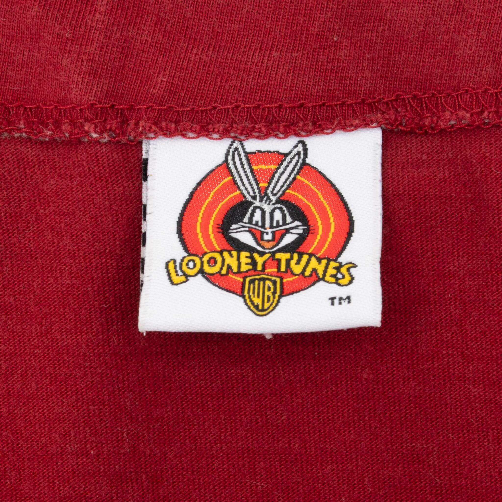 Vintage Looney Tunes Tweety Baseball Button Down Jersey 2001 Size Large