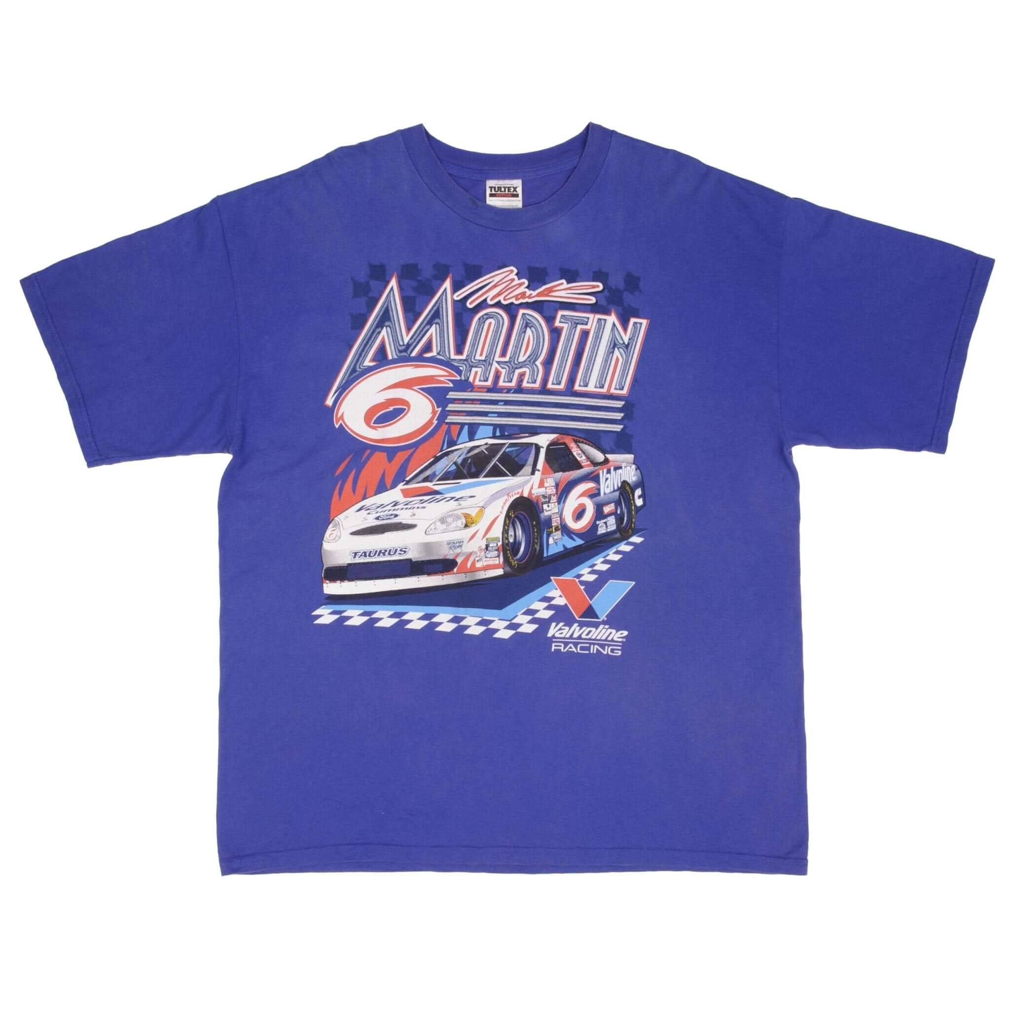 Vintage Nascar Mark Martin #6 2000 Tee Shirt Size 2XL