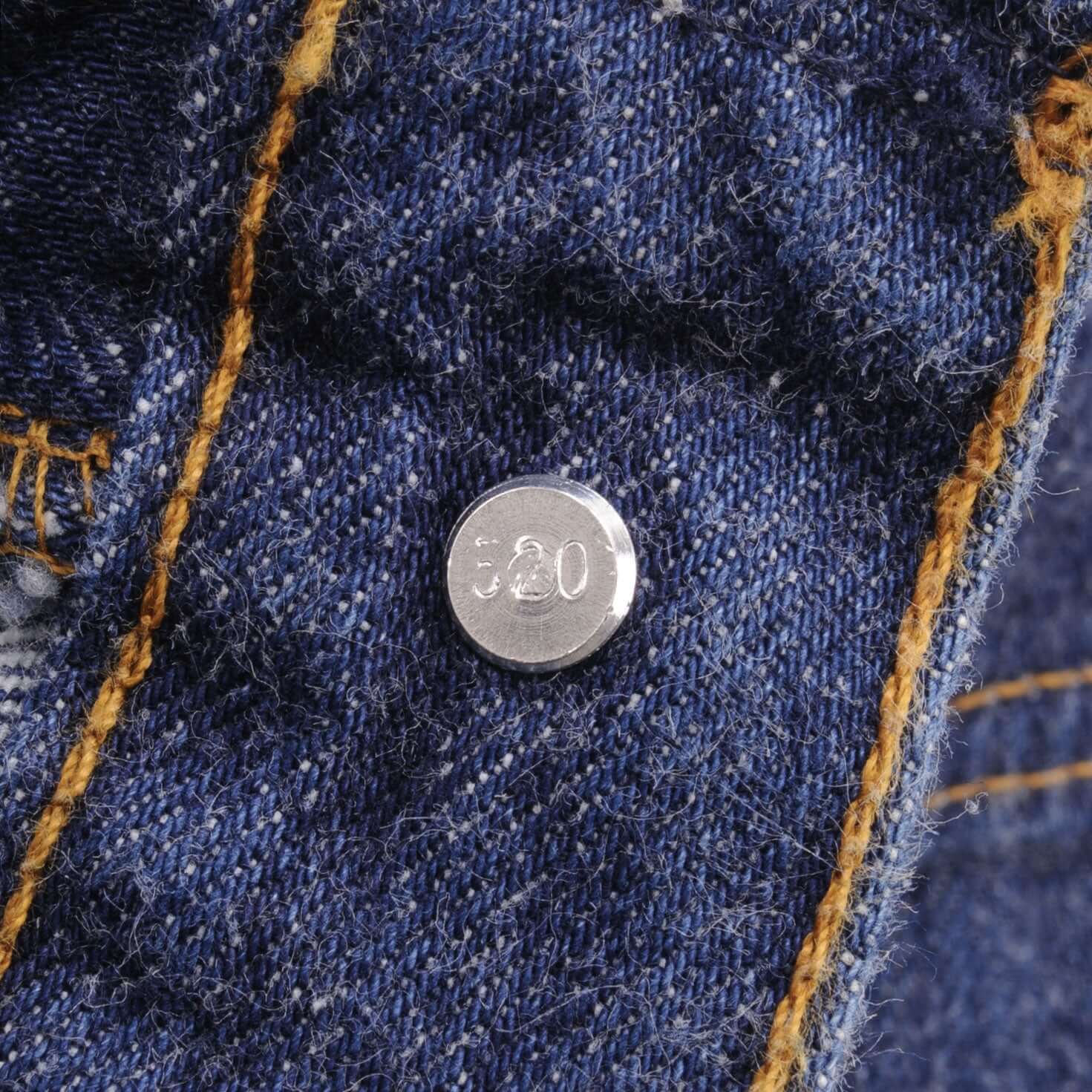 Beautiful Indigo Levis 501 1980S Jeans Made in USA with Dark Blue Wash Size on tag 38x30 actual size 36x30 Back Button #520