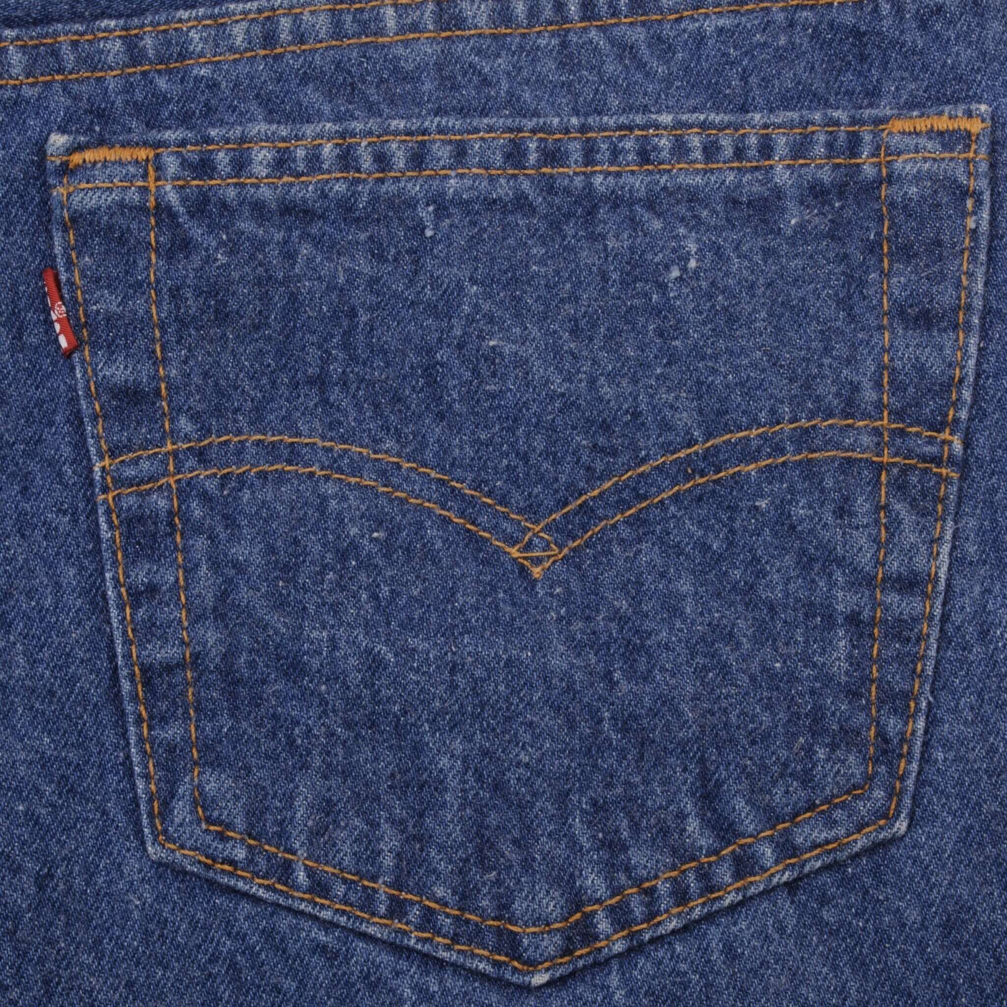 Beautiful Indigo Levis 501 Jeans 1980s Made in USA with Medium Dark Wash. Size on tag 36X34 Actual Size 35X34 Back Button #522