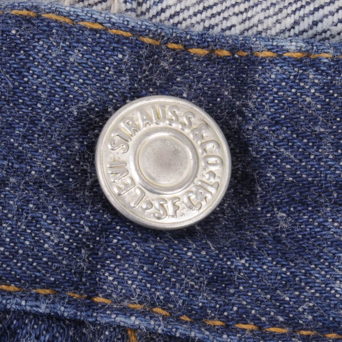 Beautiful Indigo Levis 501 1980S Jeans Made in USA with Dark Blue Wash Size on tag 40x32 actual size 38x30 Back Button #501