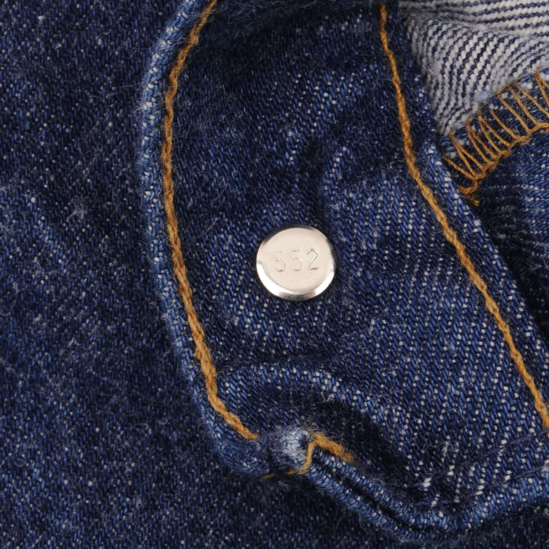 Beautiful Indigo Levis 501 Jeans 1980s Made in USA with Dark Wash. Size on tag 36X38 Actual Size 35X30 Back Button #552