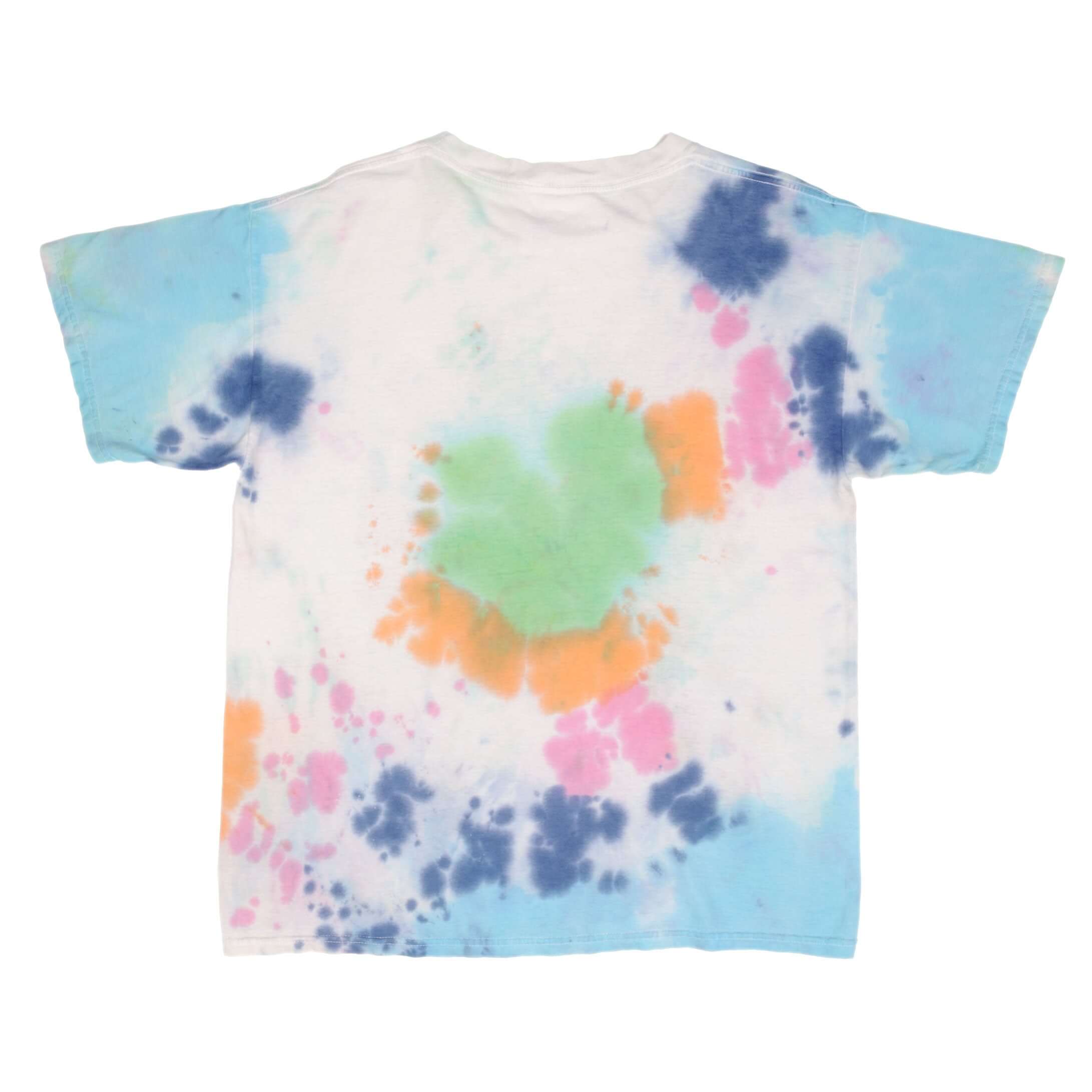 Vintage Tie Dye NFL Minnesota Vikings Purple Reign Tee Shirt 1990s Size Large Made In USA