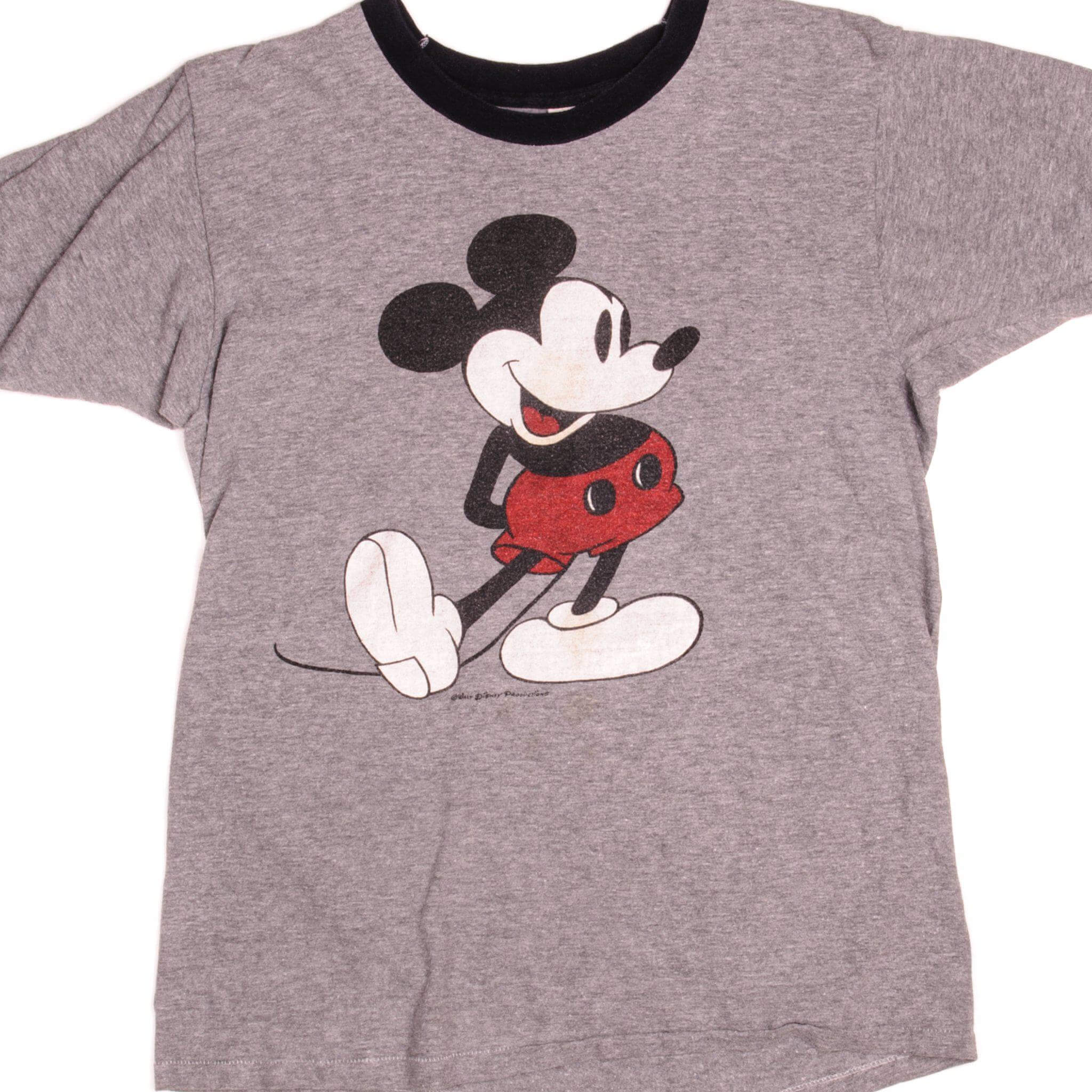 VINTAGE MICKEY MOUSE TEE SHIRT SIZE MEDIUM MADE IN USA 1970s