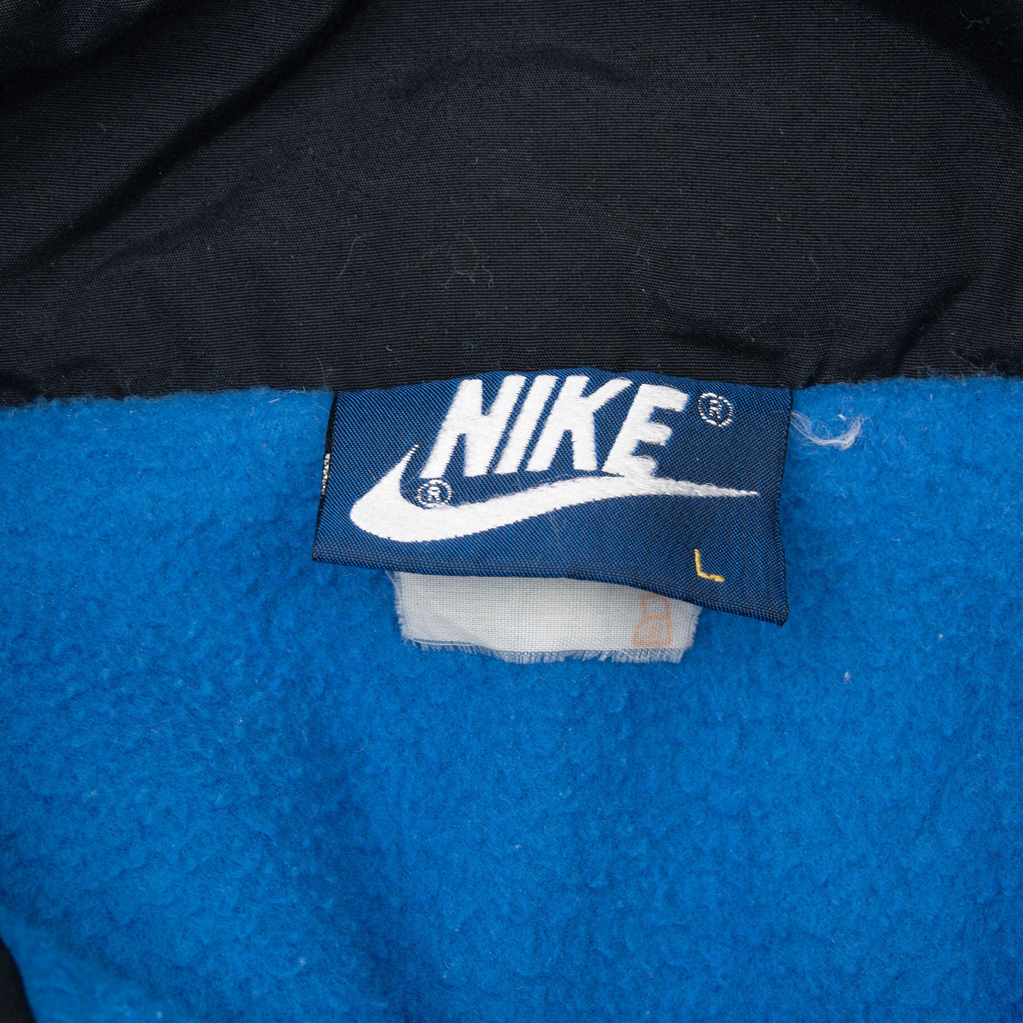 Vintage Nike Black and Blue Windbreaker Jacket Early 1980S Size Large. Nike Blue Label
