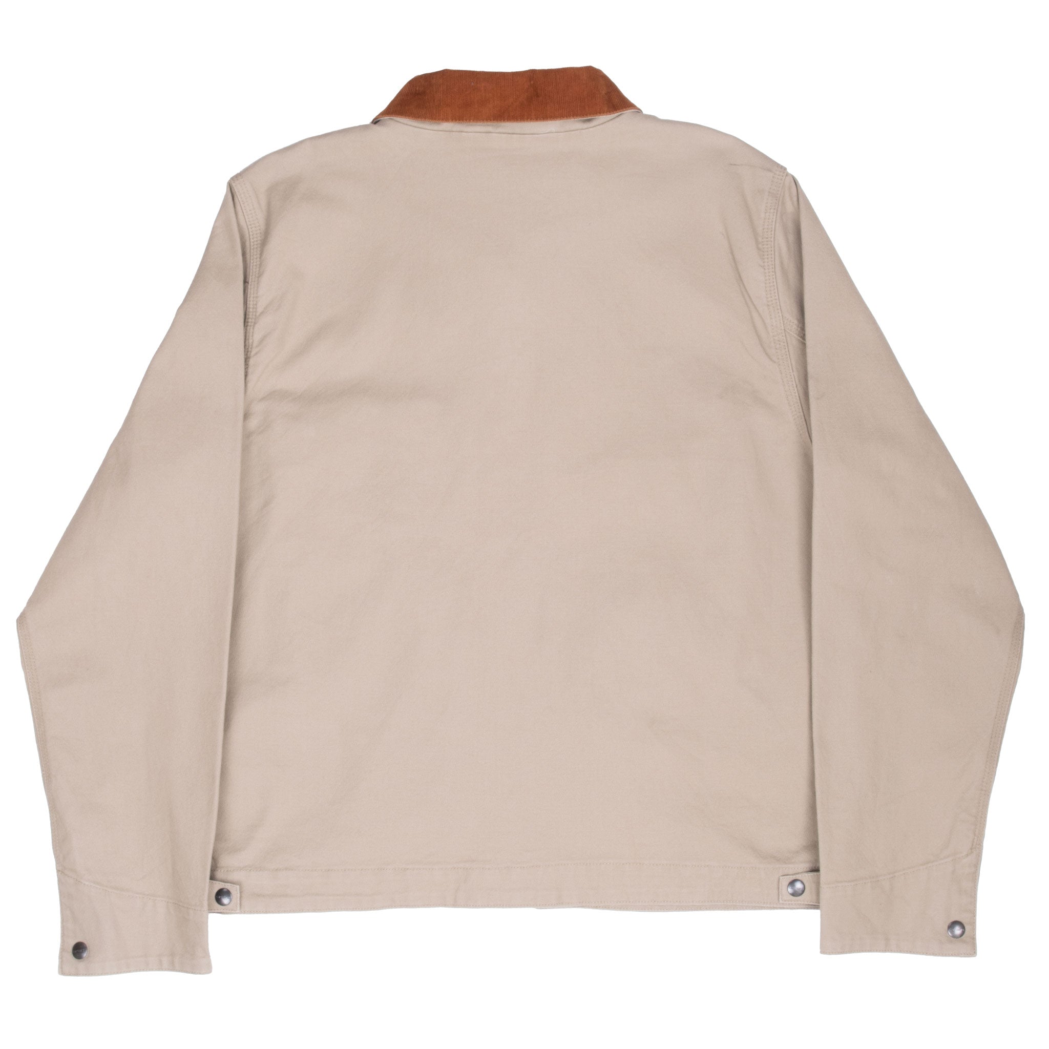 Vintage Carhartt Detroit Style Tan Jacket Corduroy Collar 106234 B73 Size Large