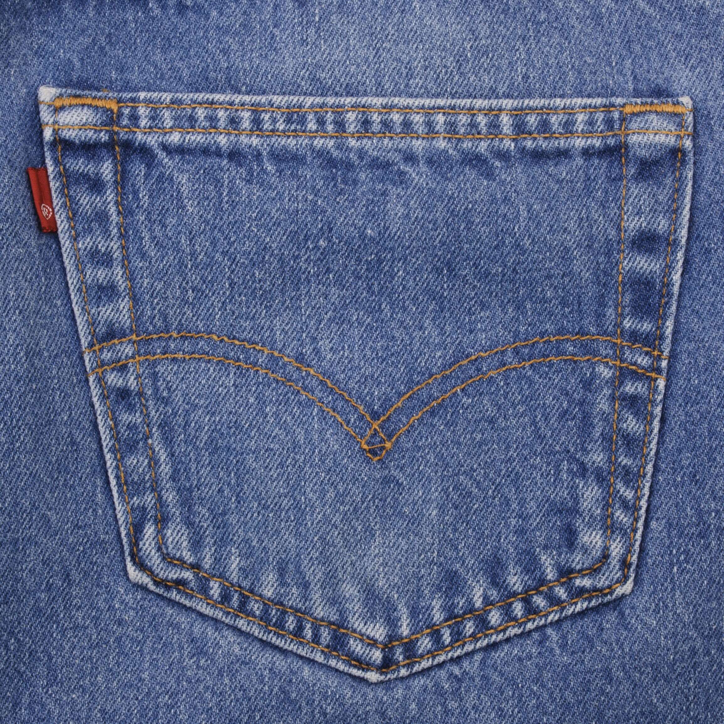 Beautiful Indigo Levis 501 Jeans 1990s Made in USA with Medium Light Wash. Size on tag 35X34 Actual Size 35X34 Back Button #524