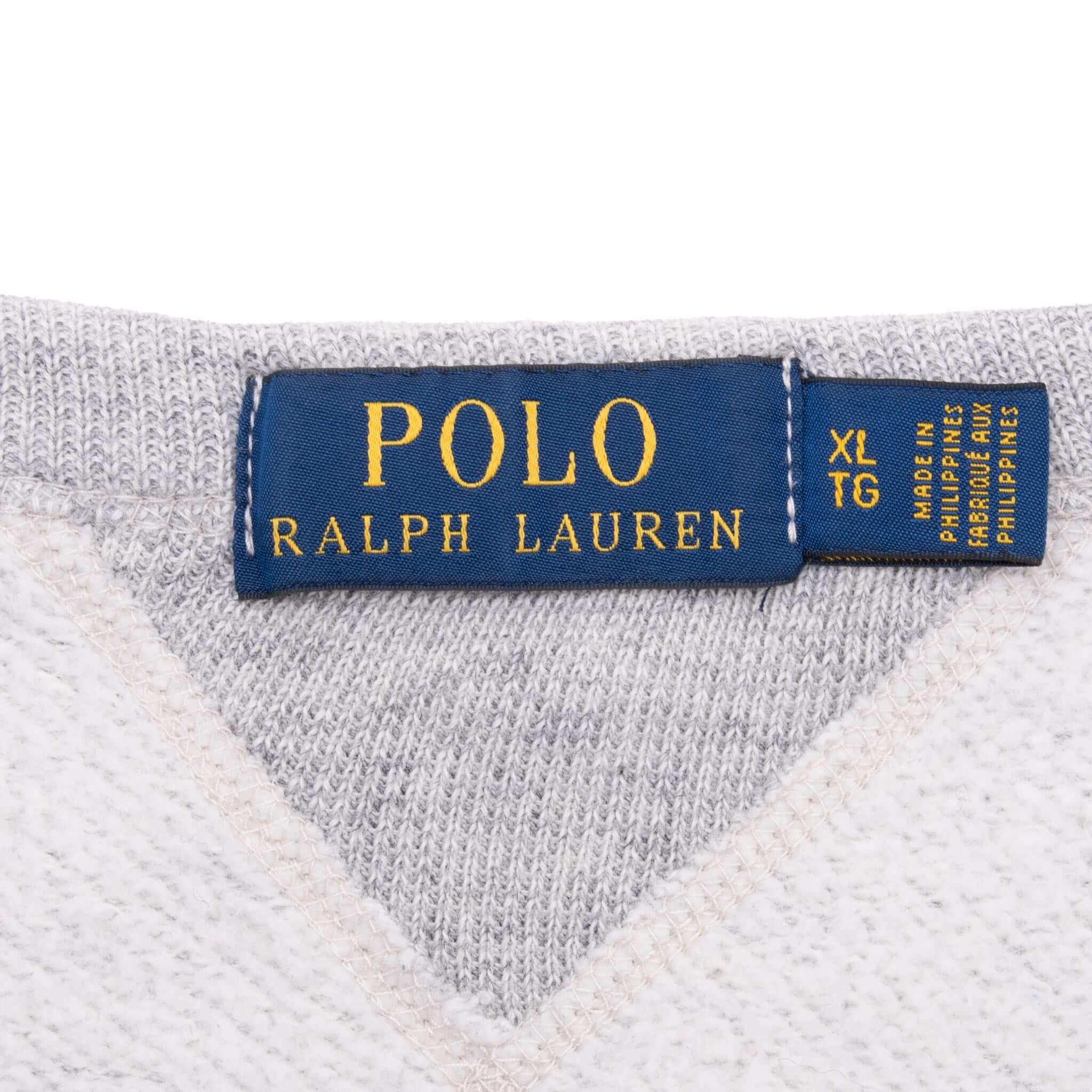 Vintage Polo Ralph Lauren Usmc Grey Sweatshirt Size XL