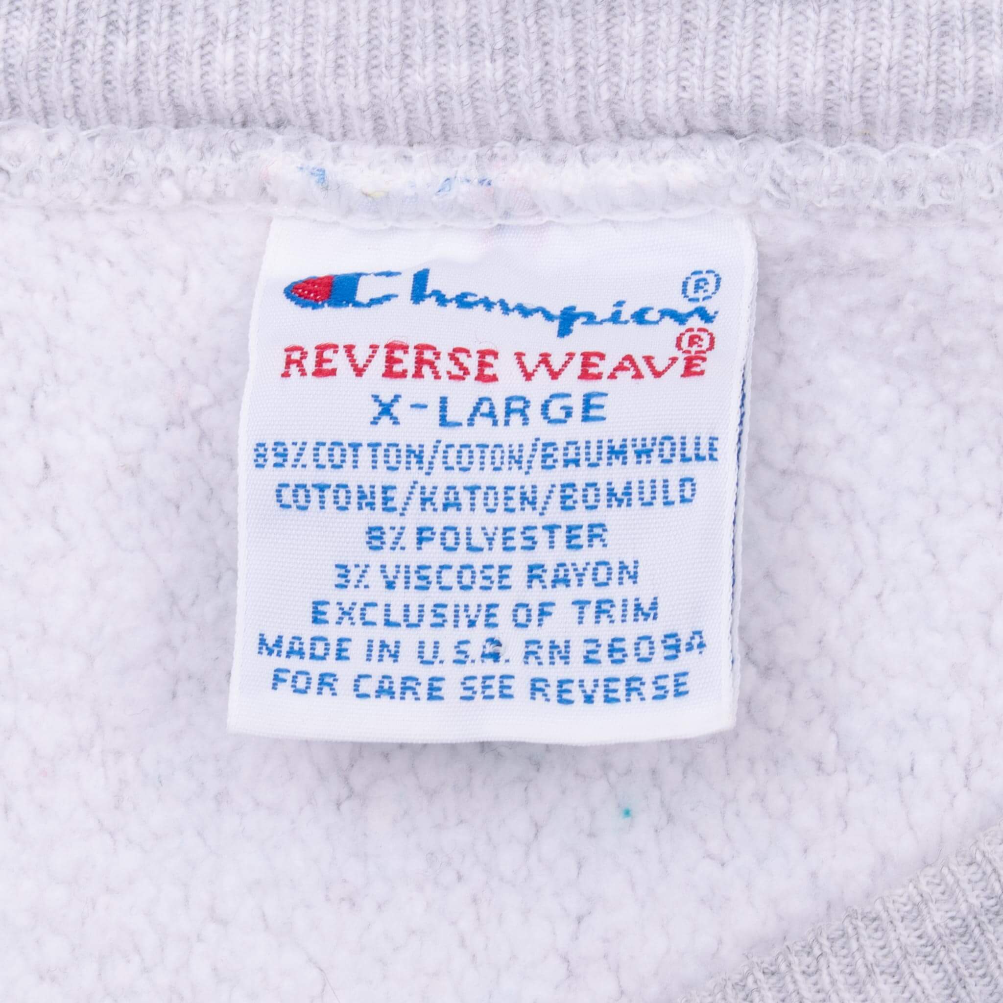 Vintage Champion Reverse Weave Ohio State National Champions 1993 Sweatshirt Size Large Made In Usa