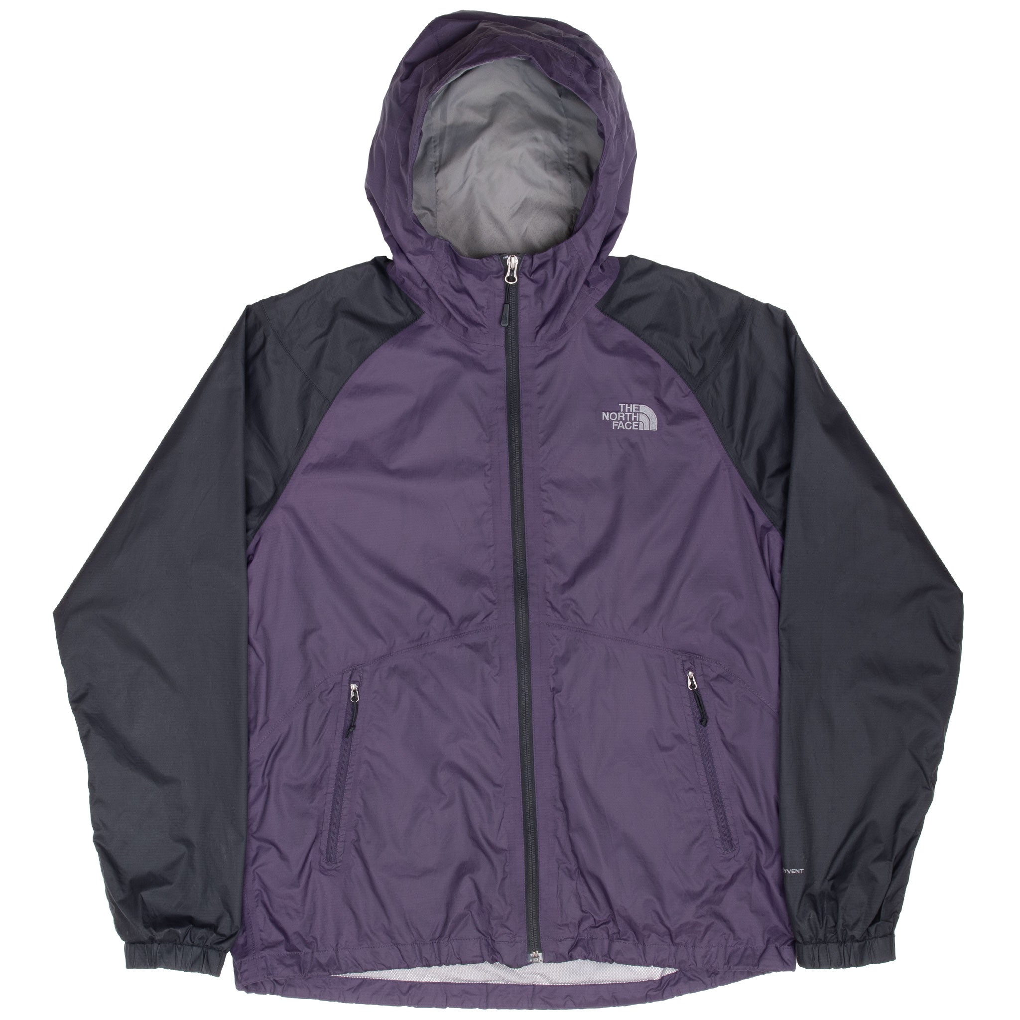 Vintage The North Face Purple Black Windbreaker Jacket Size Large