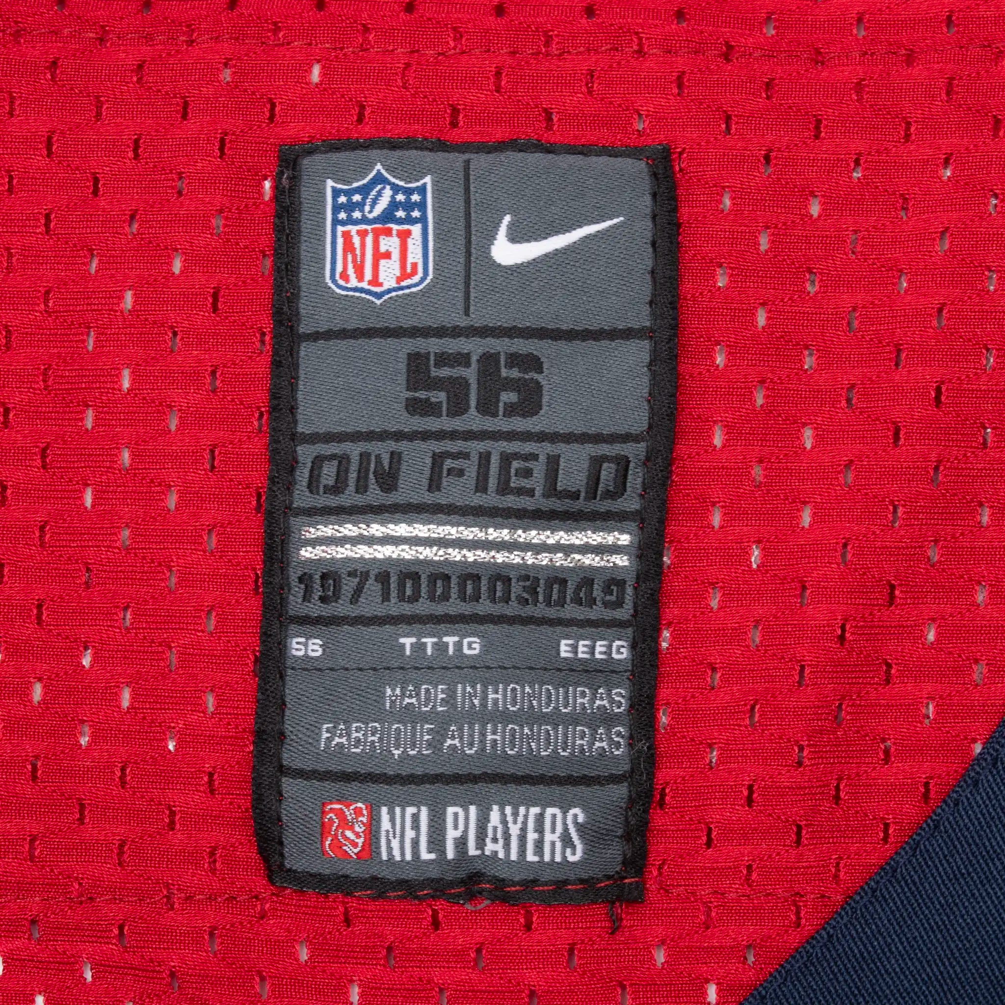 VINTAGE NFL HOUSTON TEXANS MERCILUS #59 NIKE JERSEY 2000S SIZE 56