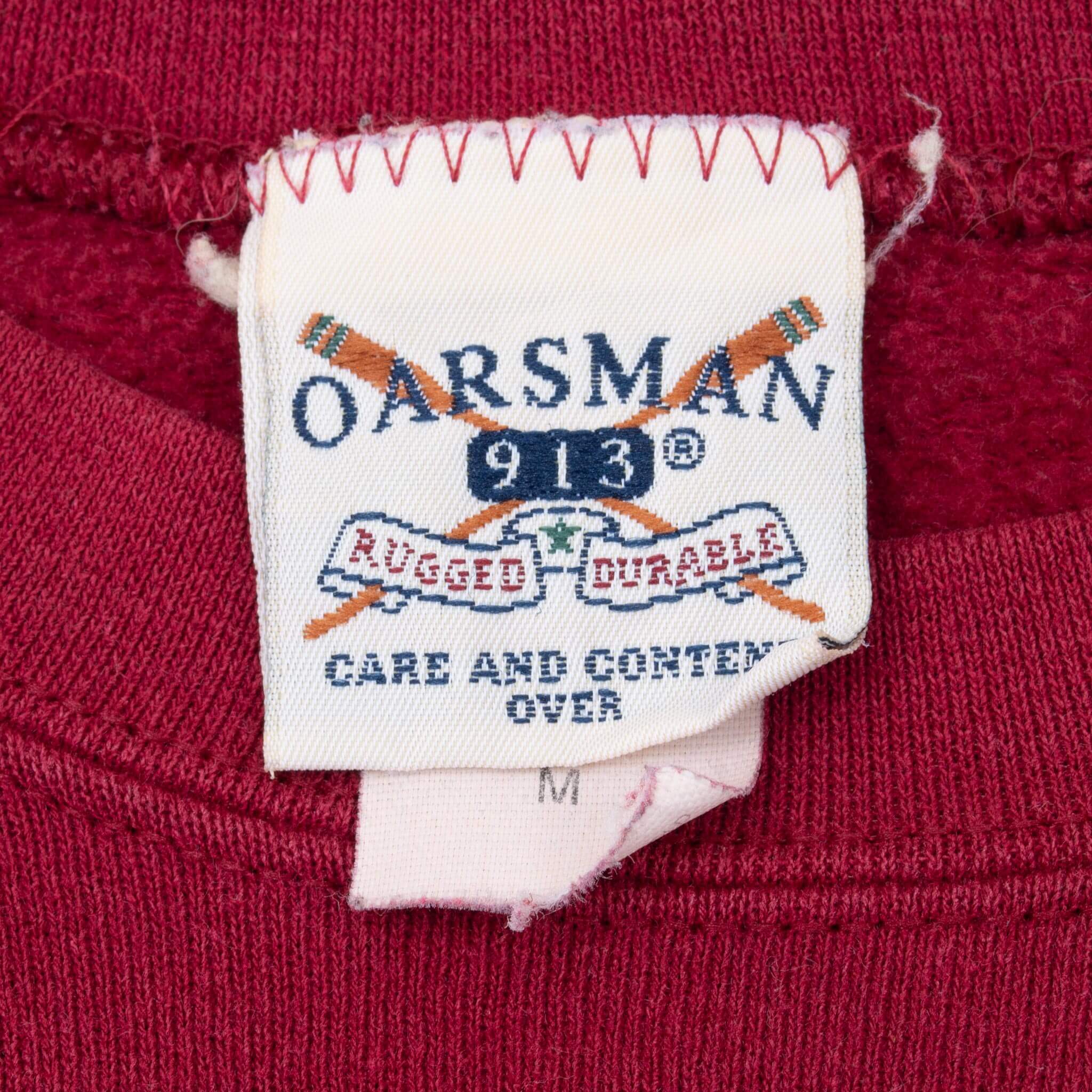 VINTAGE NCAA OKLAHOMA SOONERS 1990S RED SWEATSHIRT MEDIUM