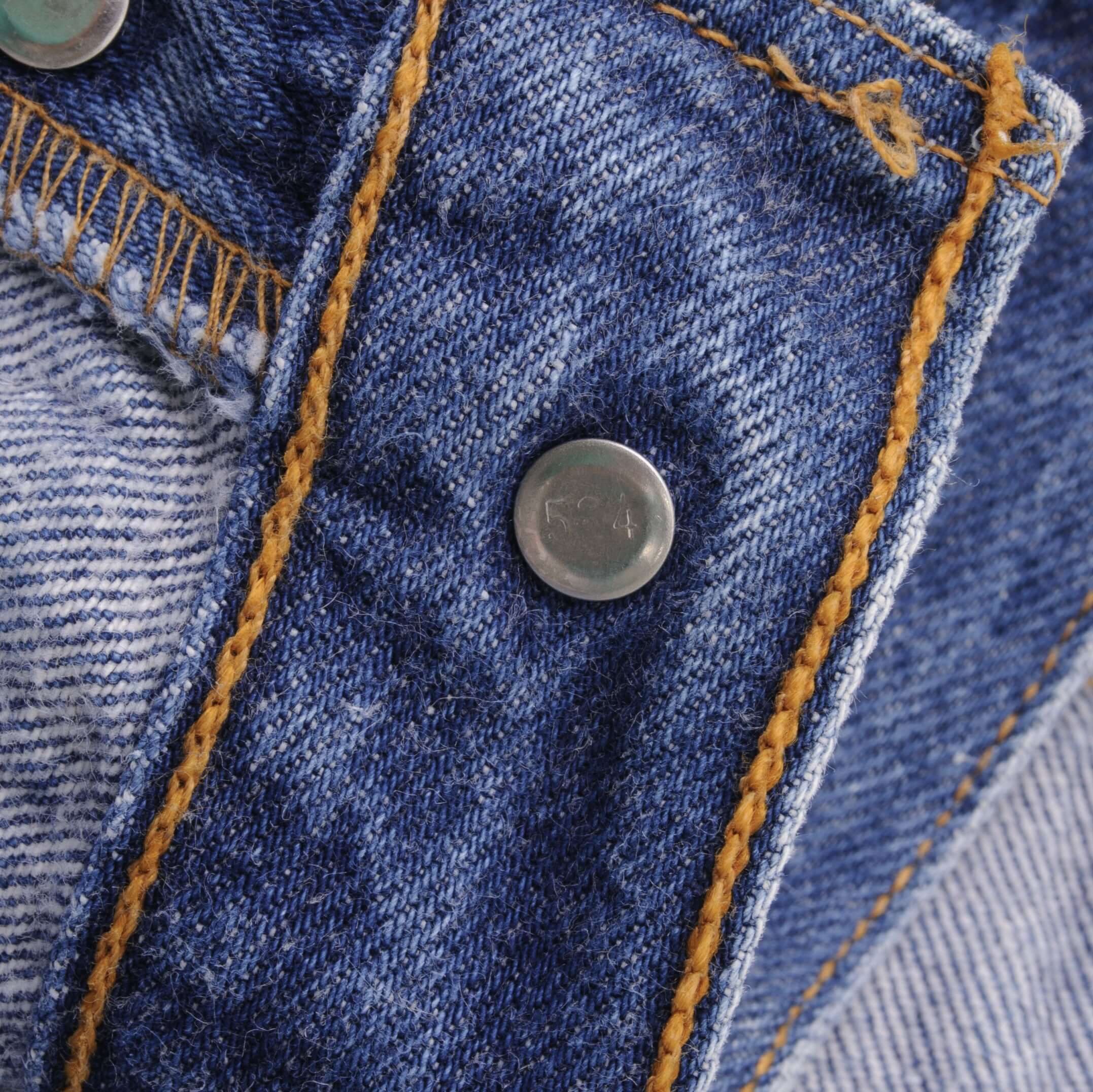 Beautiful Indigo Levis 501 Jeans 1980s Made in USA with Medium Wash Size on tag 35X31 Actual Size 34X29 Back Button #524