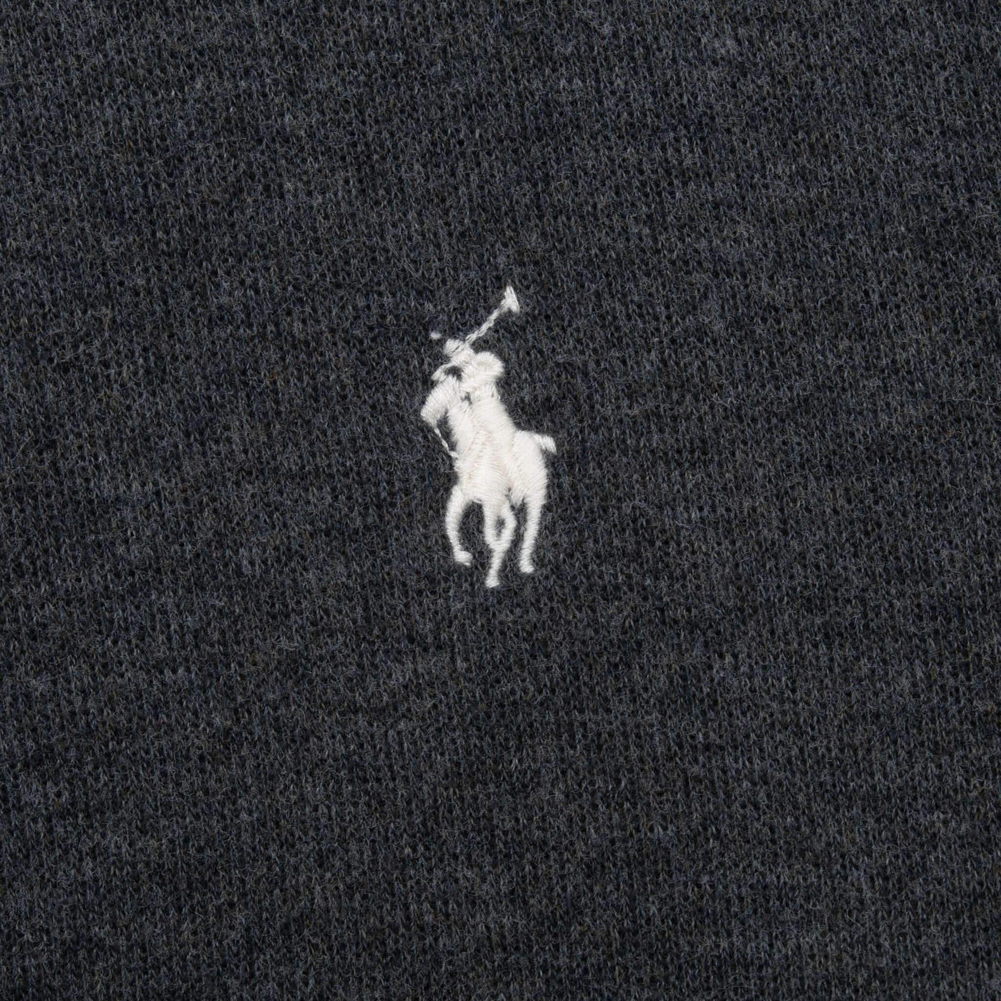 Polo Ralph Lauren Dark Grey Quarter 1/4 Zip Sweater Size XL