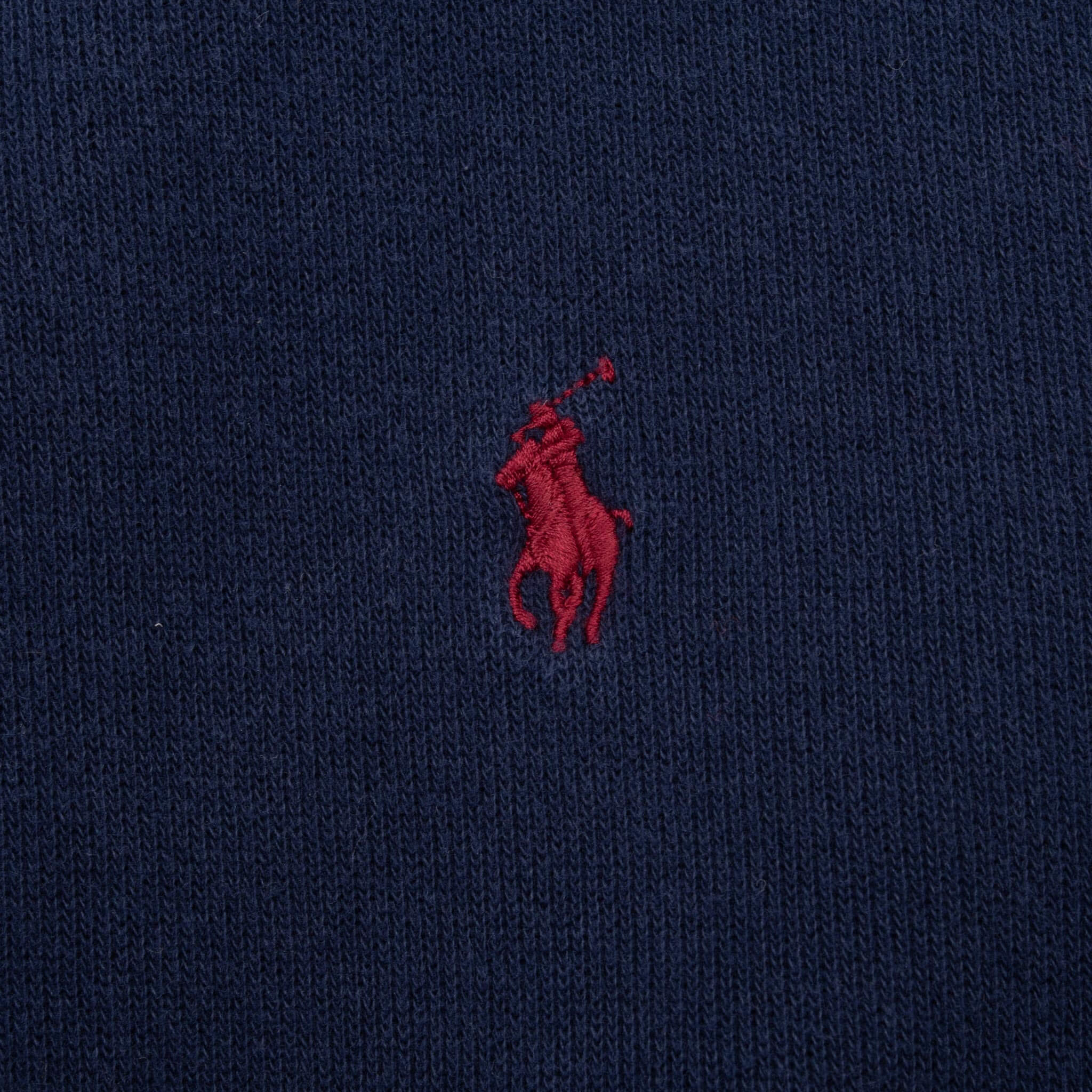 Vintage Polo Ralph Lauren Navy Blue Quarter 1/4 Zip Sweater Size Large