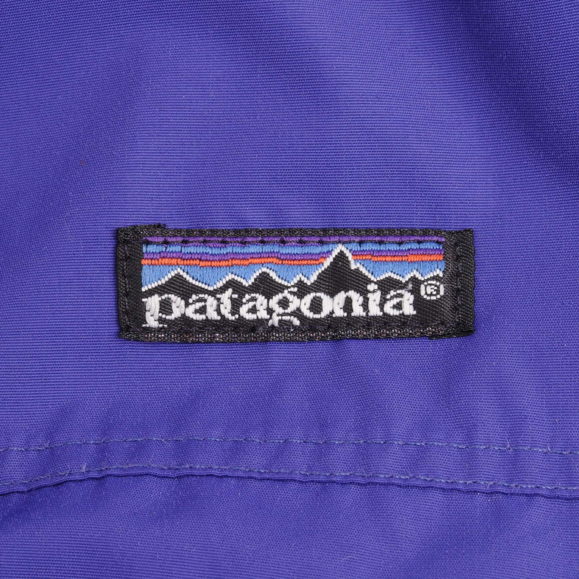 Vintage Patagonia Windbreaker Purple Jacket 1990S Size Medium Made In Usa Style 38181