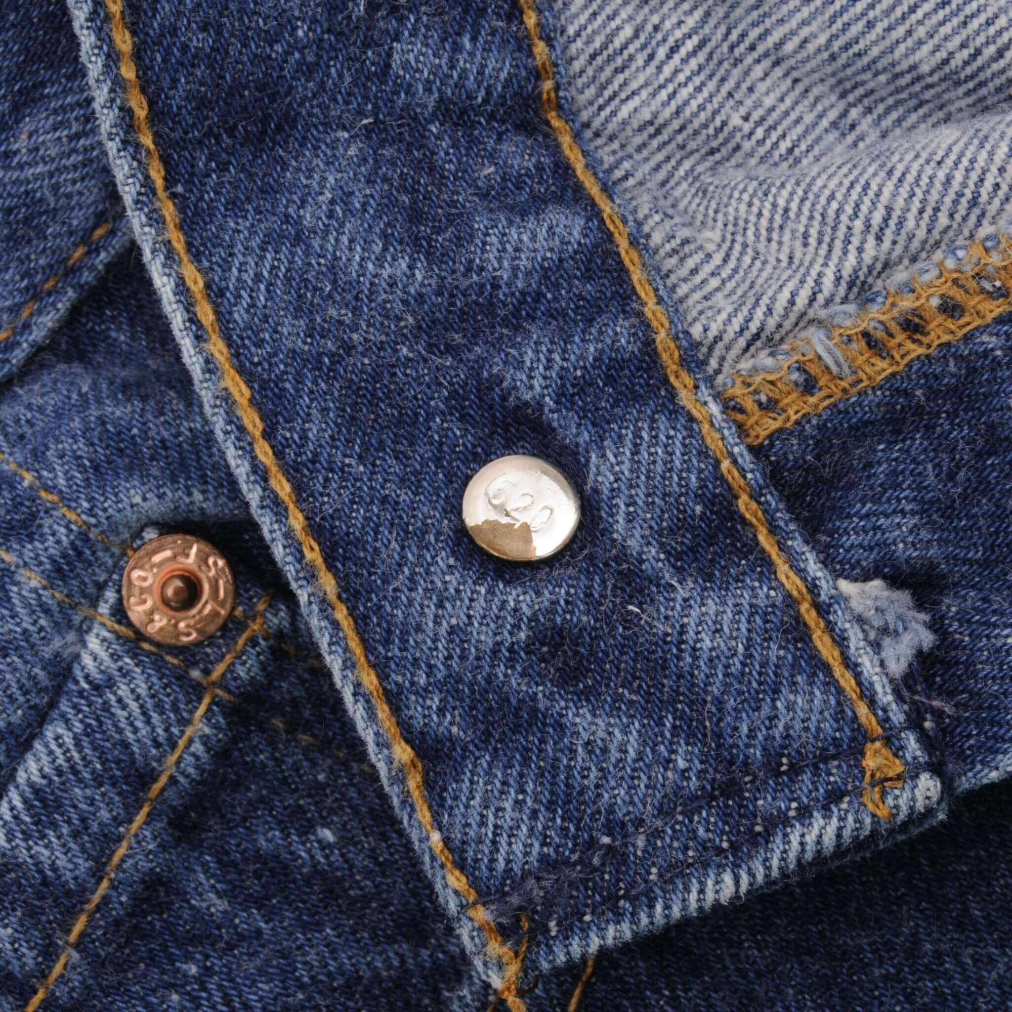 Beautiful Indigo Levis 501 Jeans 1990s Made in USA with Medium Dark Wash Size on tag 36X31 Actual Size 36X29 Back Button #520