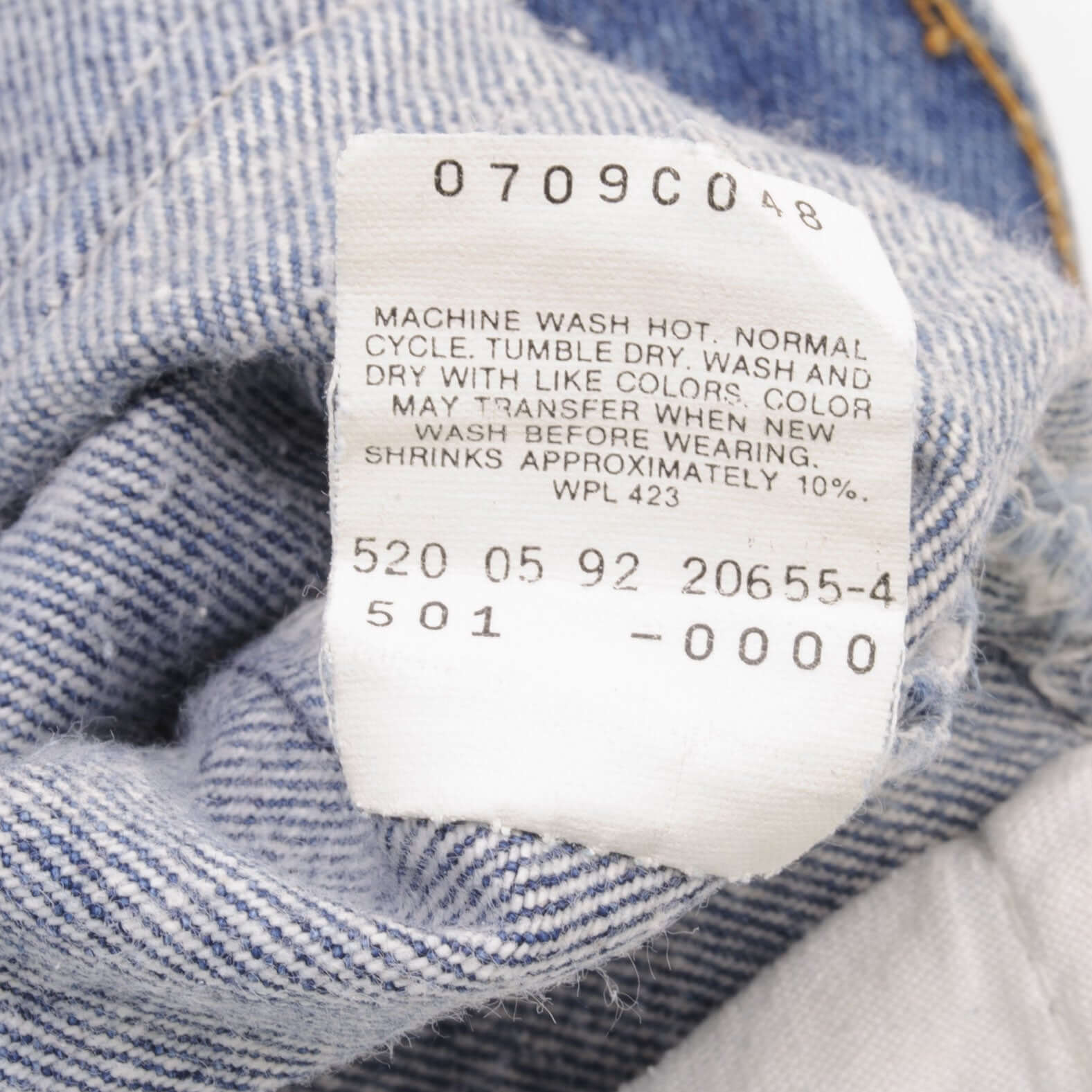 Beautiful Indigo Levis 501 Jeans 1990s Made in USA with Medium Dark Wash Size on tag 36X31 Actual Size 36X29 Back Button #520