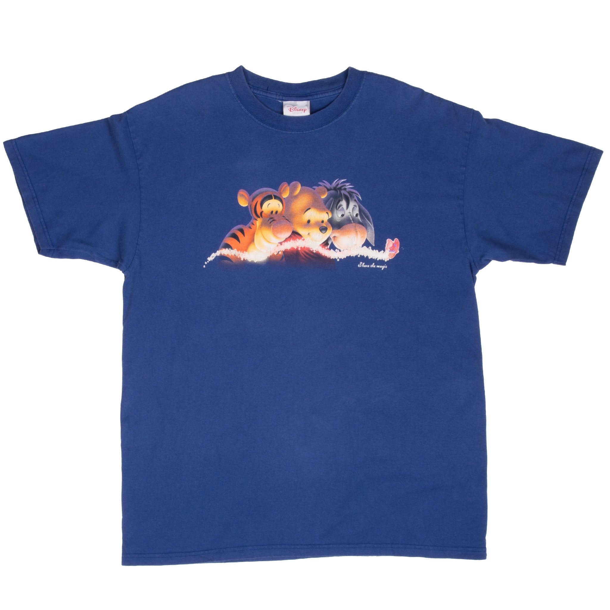 Vintage Disney Winnie The Pooh Tigger Eeyore 1990S Tee Shirt Size Large