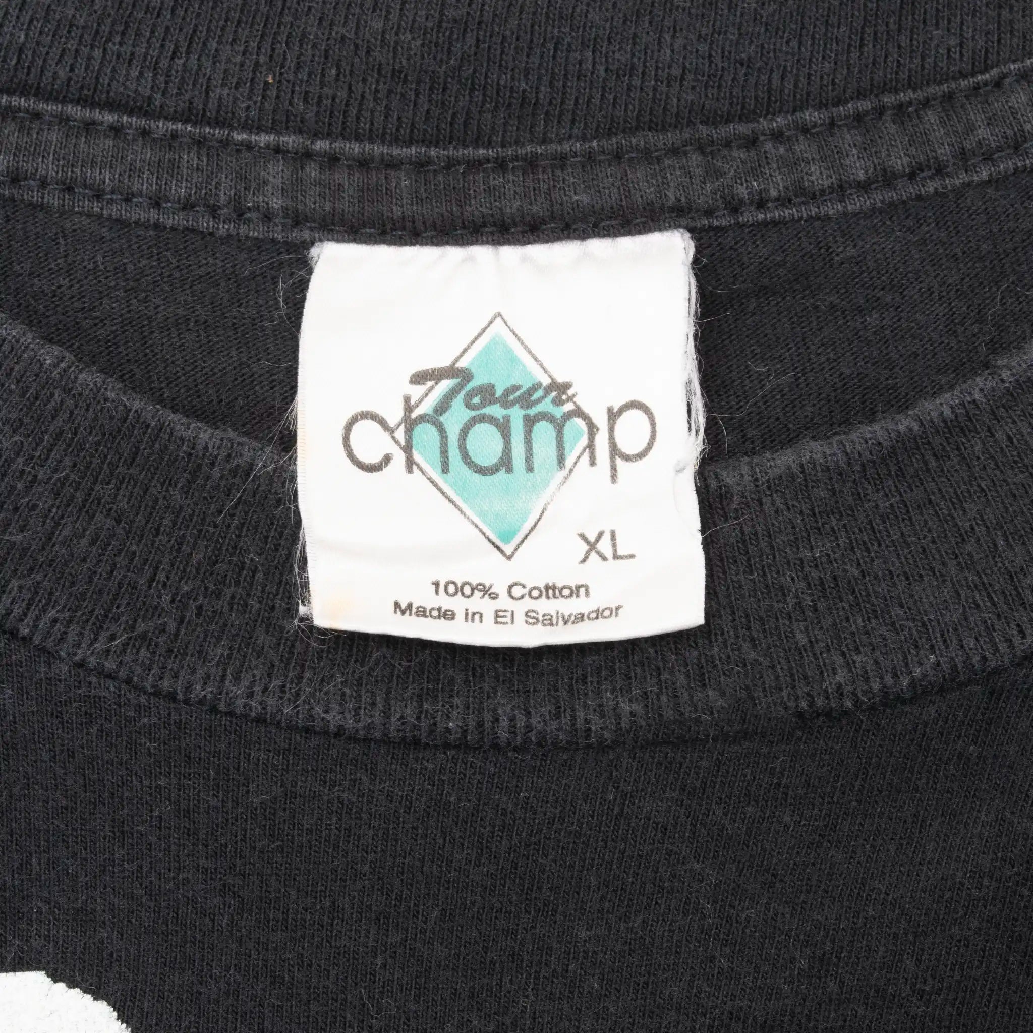 Fruit of the Loom XL neck tag on Ozzy Osbourne tour T-shirt