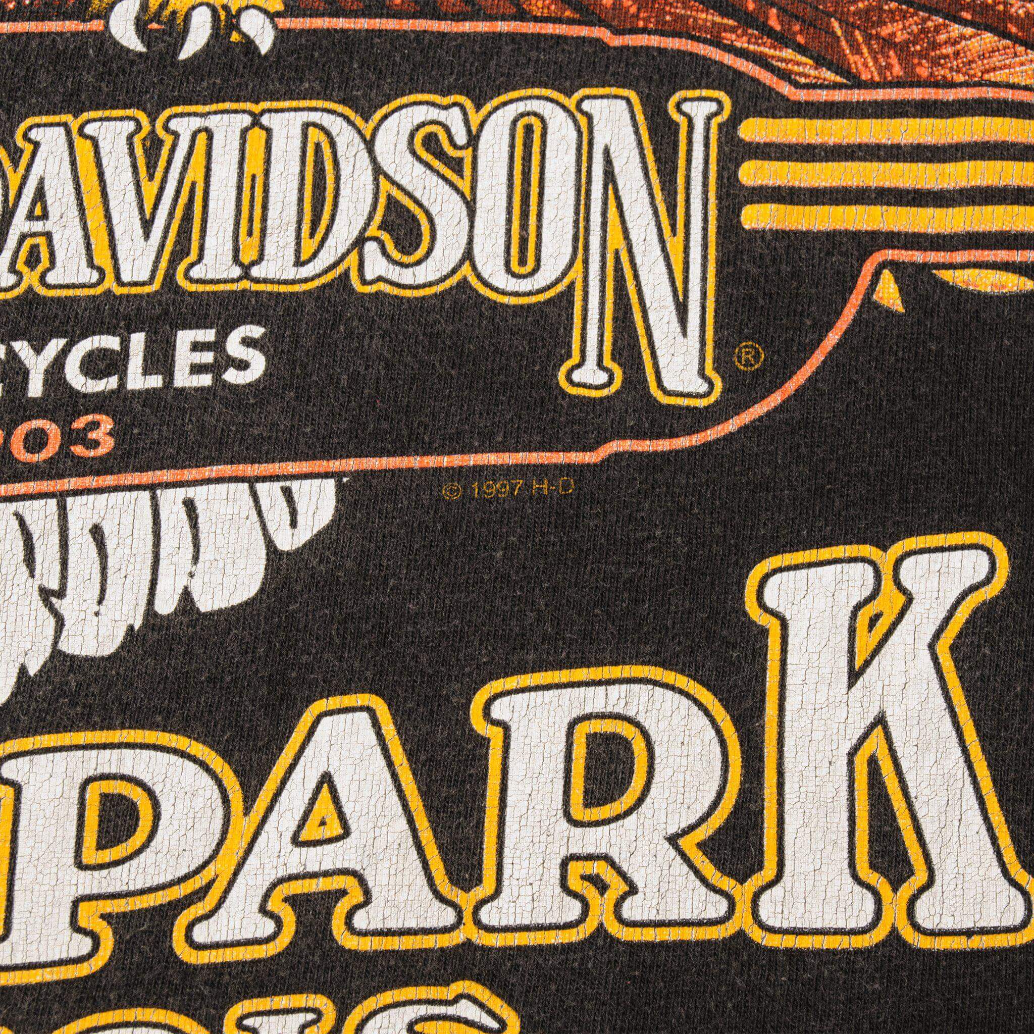 VINTAGE HARLEY DAVIDSON TEE SHIRT 1998 SIZE MEDIUM MADE IN USA