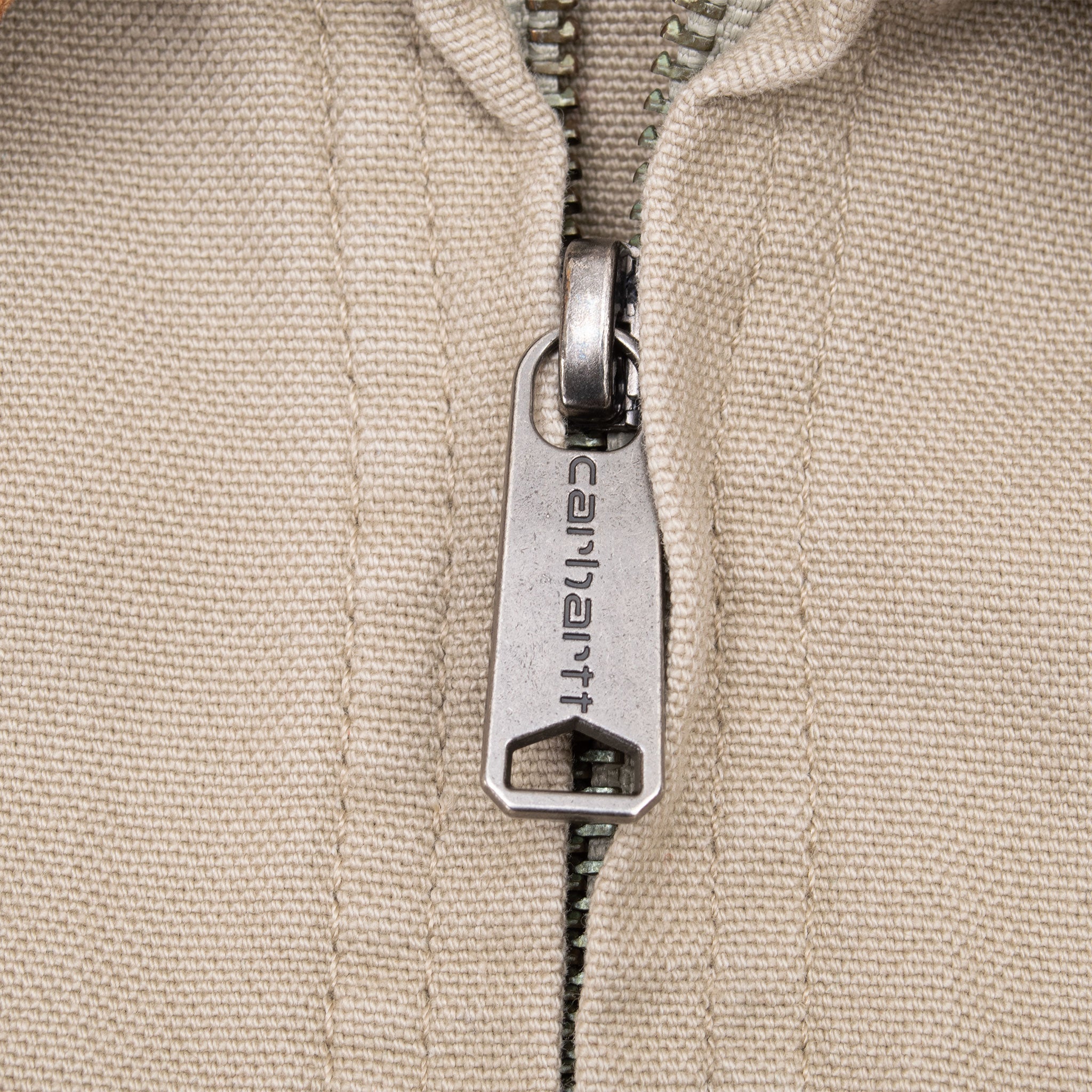 Vintage Carhartt Detroit Style Tan Jacket Corduroy Collar 106234 B73 Size Large