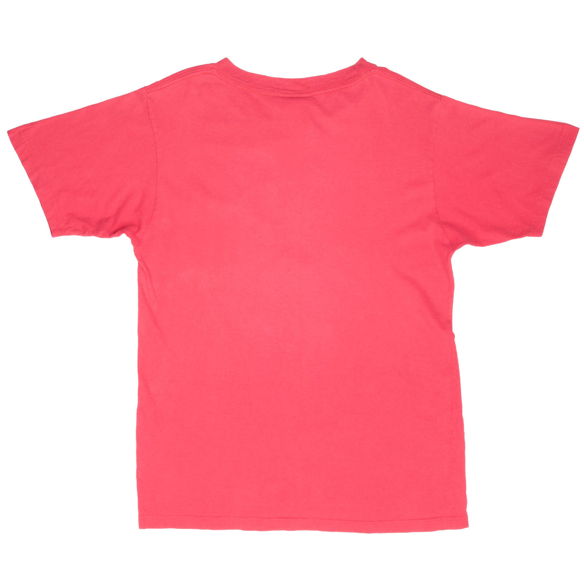 Plain back of red Disney short-sleeve T-shirt