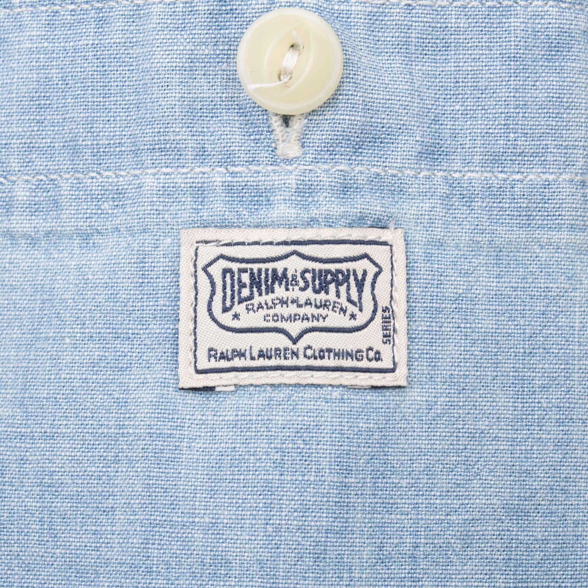 Vintage Ralph Lauren Denim Supply Indian chief Painted Shirt Size Medium