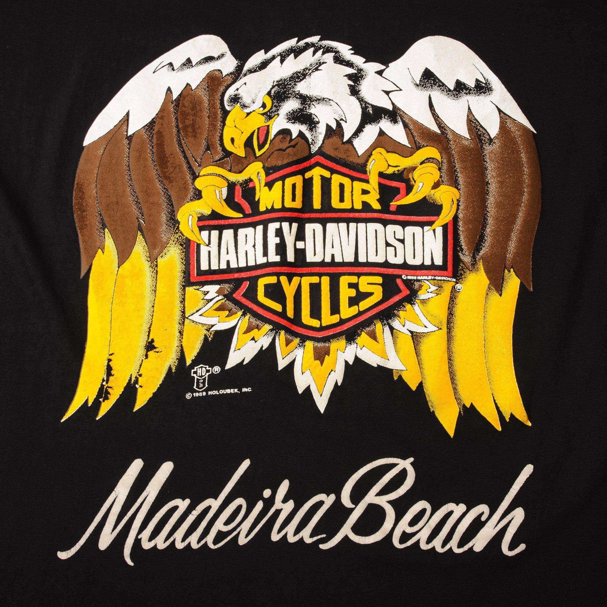 VINTAGE HARLEY DAVIDSON TEE SHIRT 1989 SIZE XL MADE IN USA