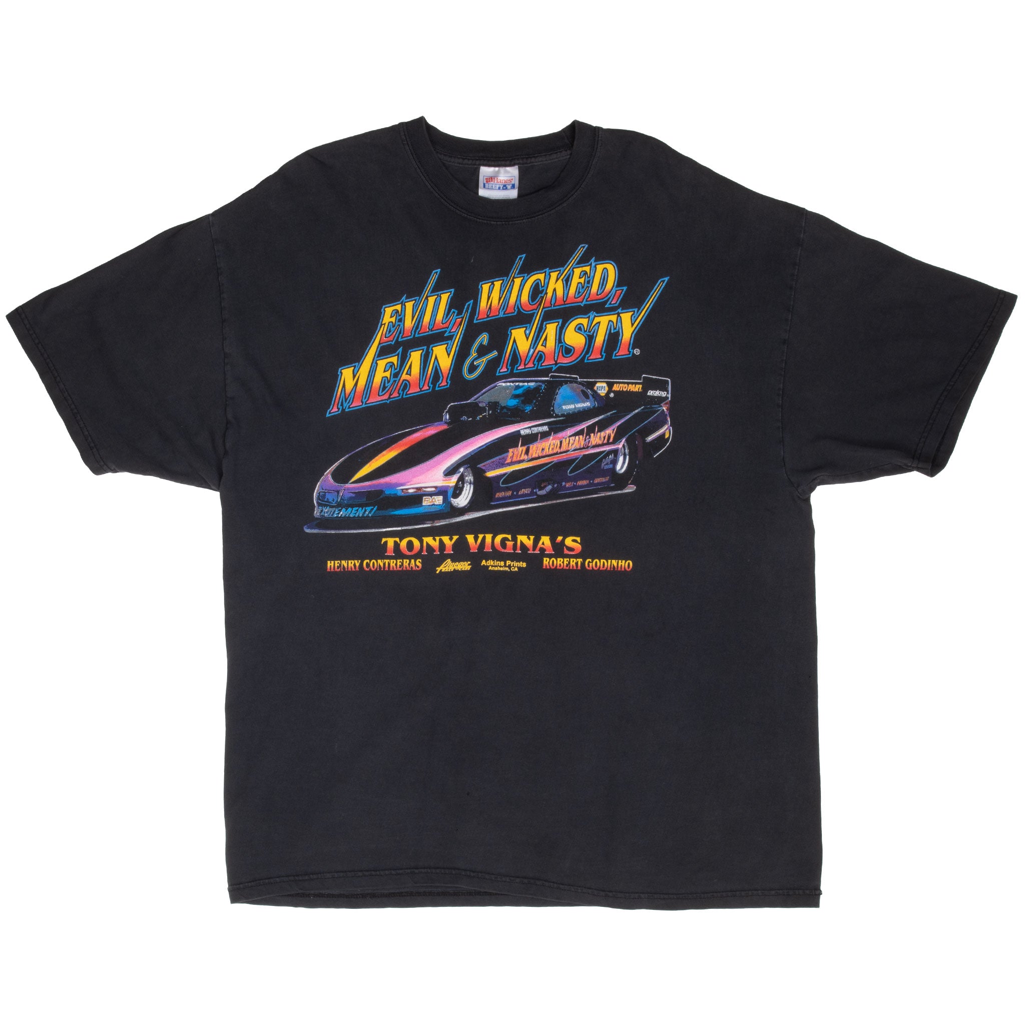Vintage Tony Vigna's Racing 1990S Tee Shirt Size XL