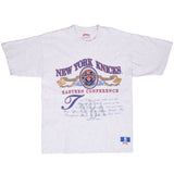 Vintage Nba New York Knicks 1990S Tee Shirt Size Medium Made In Usa With Single Stitch Sleeves