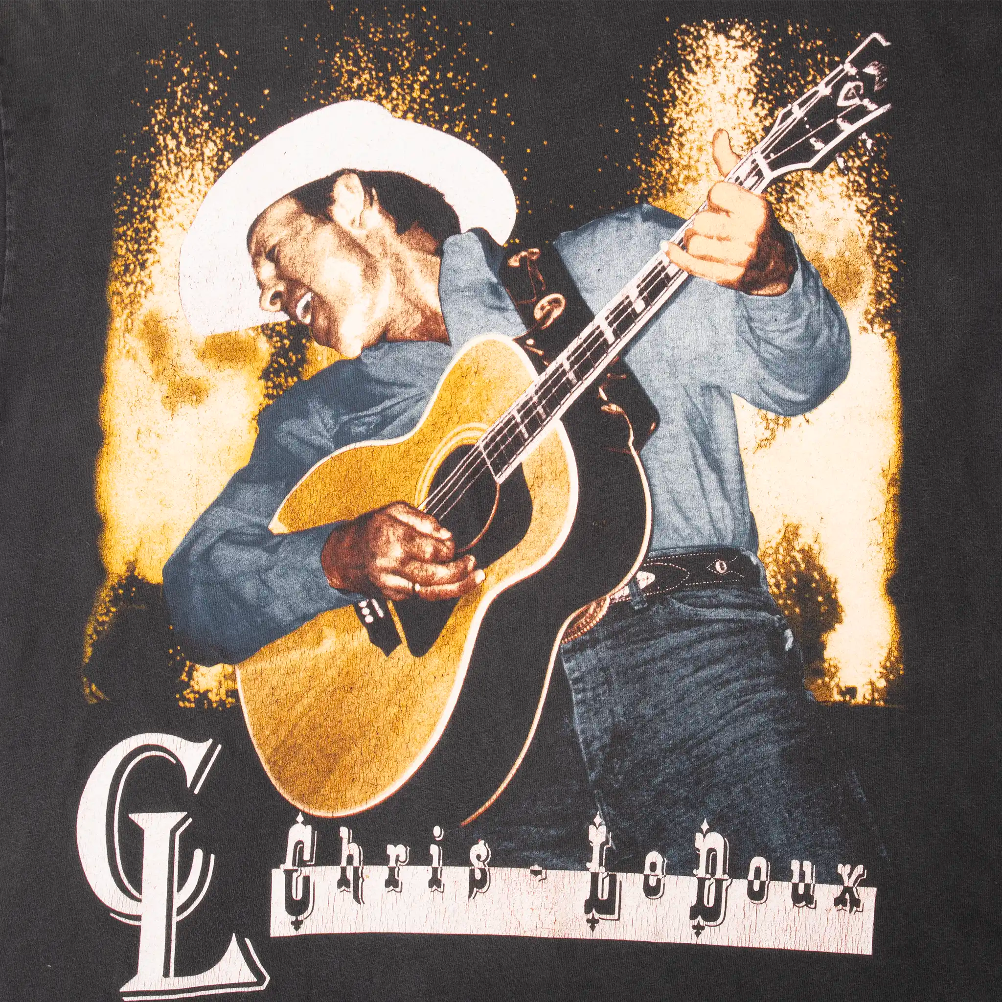 VINTAGE CHRIS LEDOUX HAYWIRE TEE SHIRT 1990S XL MADE IN USA